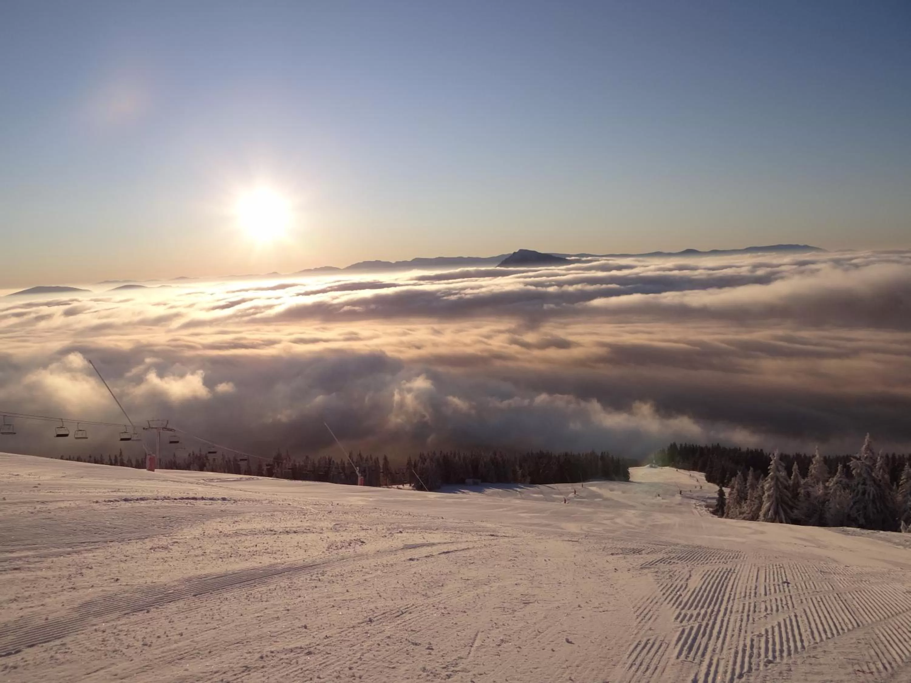 Skiing, Winter in Top Penzión Marína