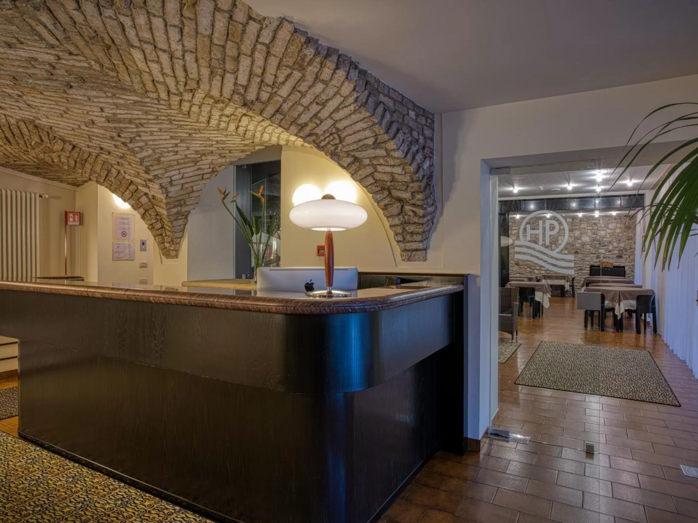 Lobby or reception in Hotel Piroscafo