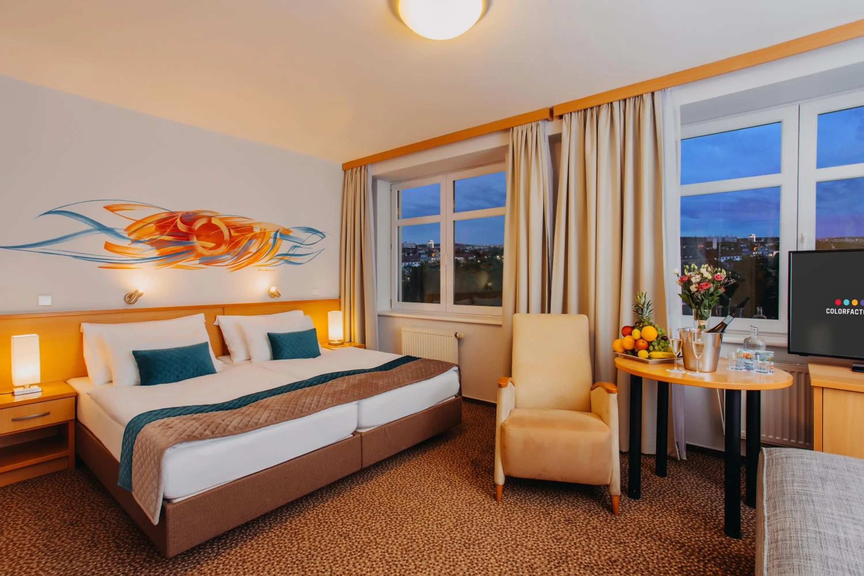 Bedroom, Bed in COLORFACTORY SPA Hotel - Czech Leading Hotels