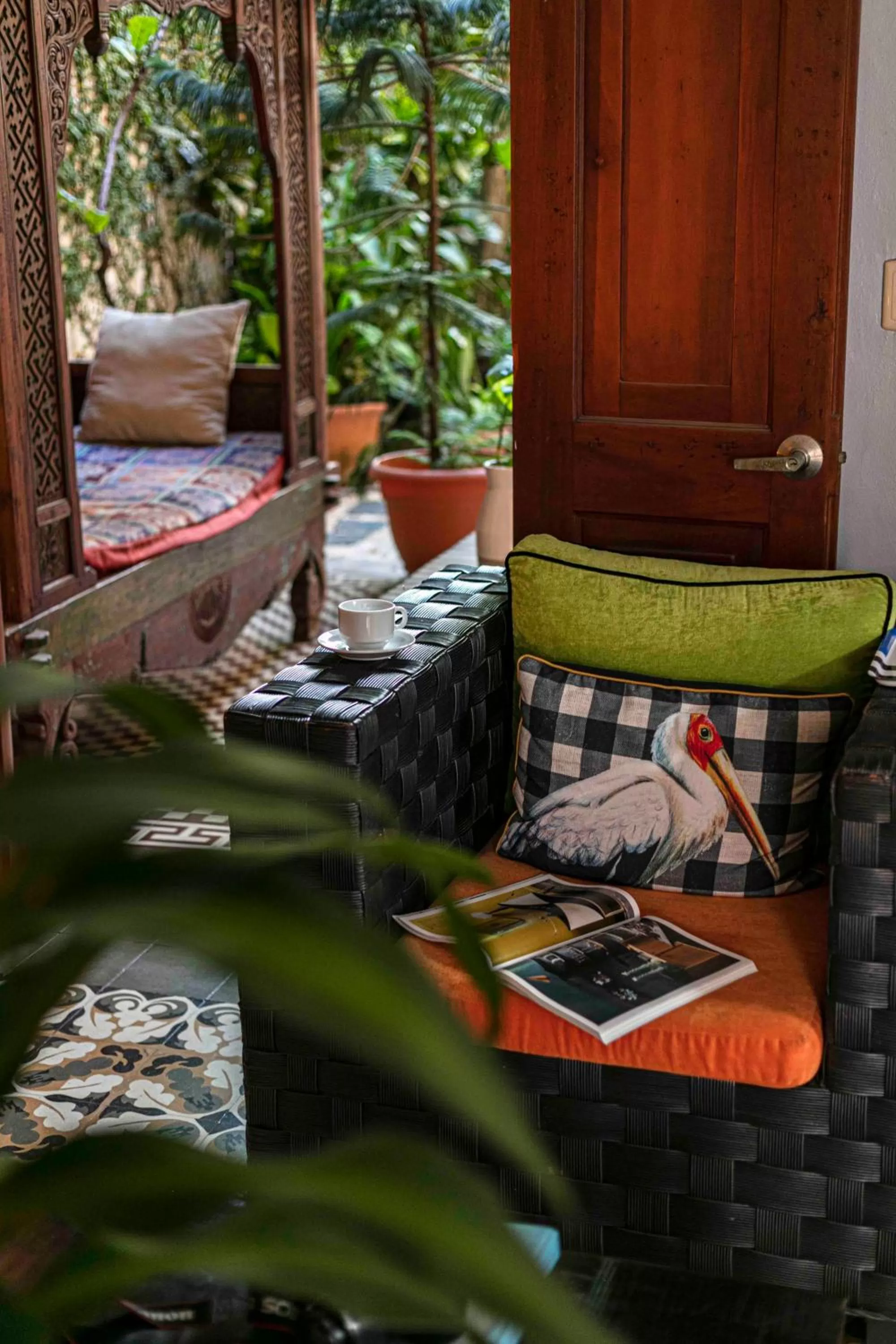 Seating Area in Hotel Villa Colonial