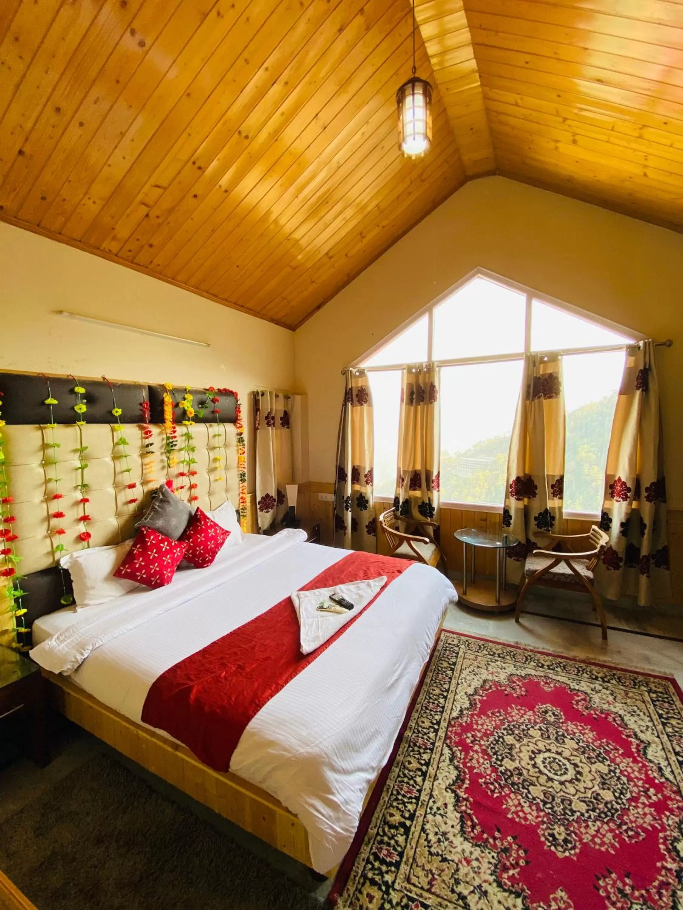 Bed in Sai Cottage Shimla