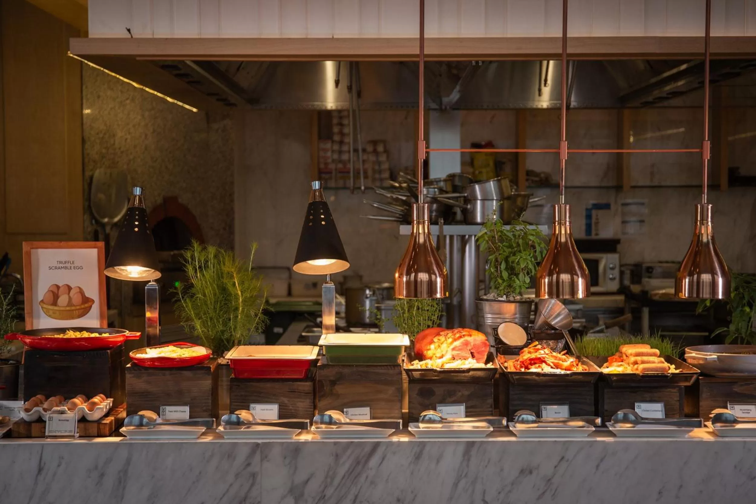 Buffet breakfast in Avani Plus Riverside Bangkok Hotel