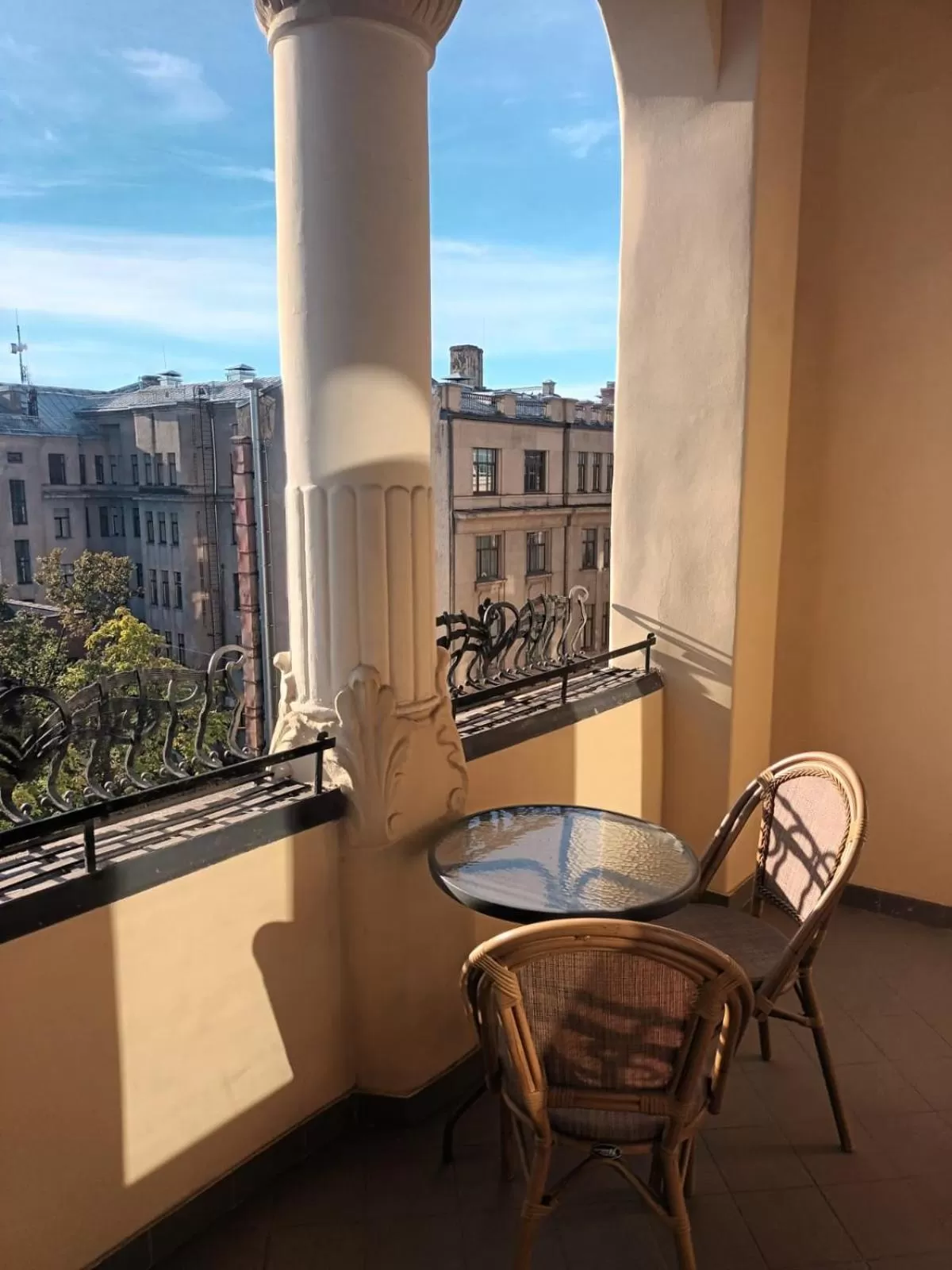 Balcony/Terrace in TRIBE Riga City Centre