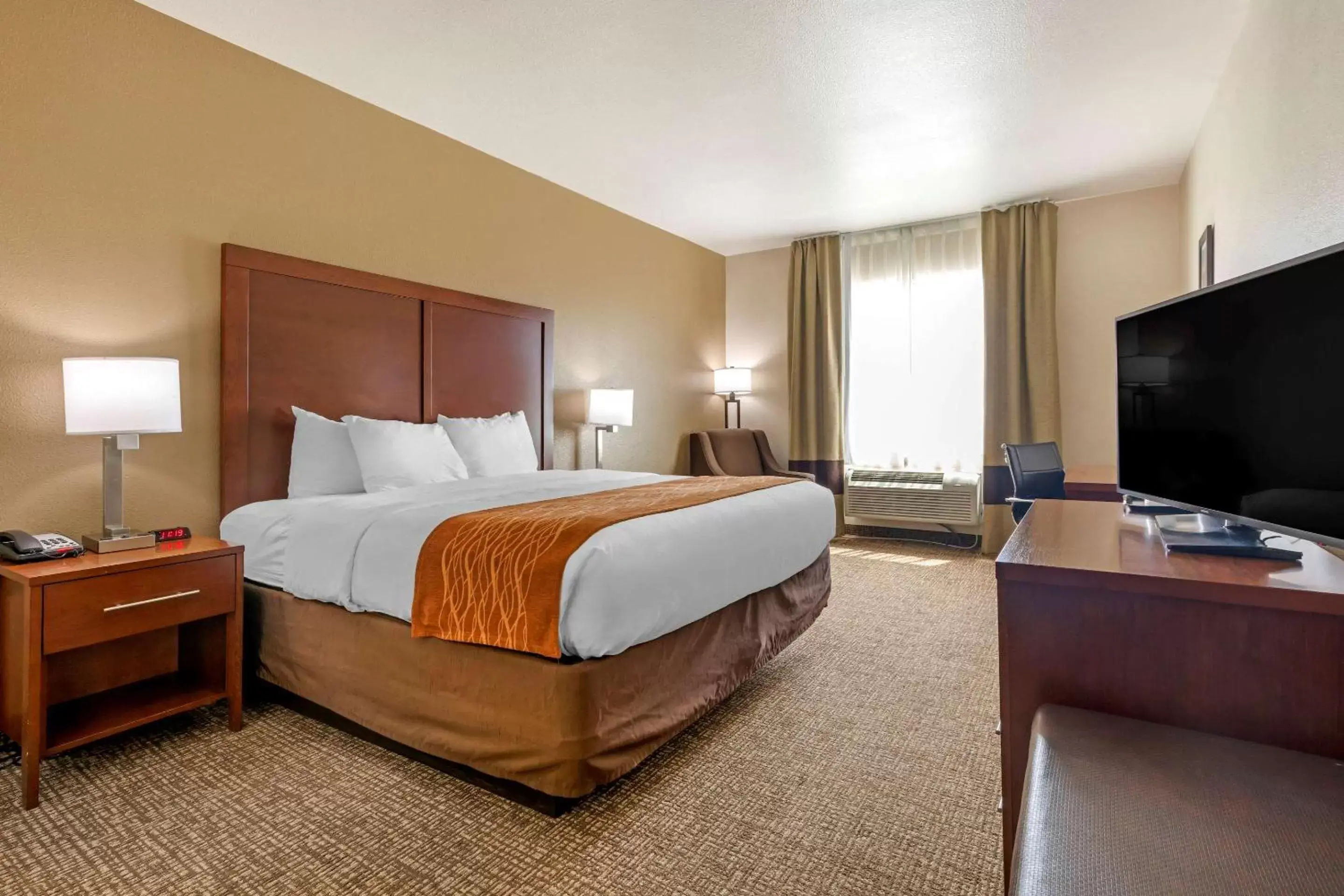 King Room Pet Friendly - Accessible/Non-Smoking in Comfort Inn Near UNT King Room Pet Friendly - Accessible/Non-Smoking in Comfort Inn Near UNT