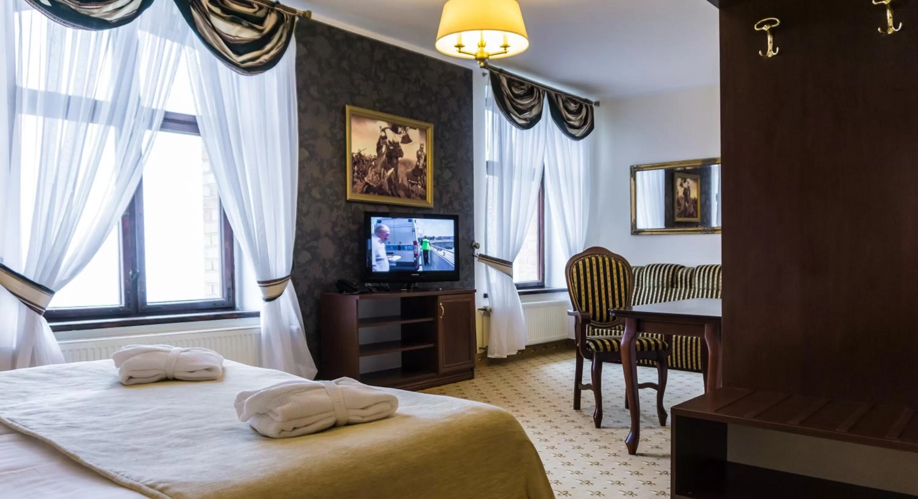 Decorative detail, TV/Entertainment Center in Zamek Gniew - Pałac Marysieńki