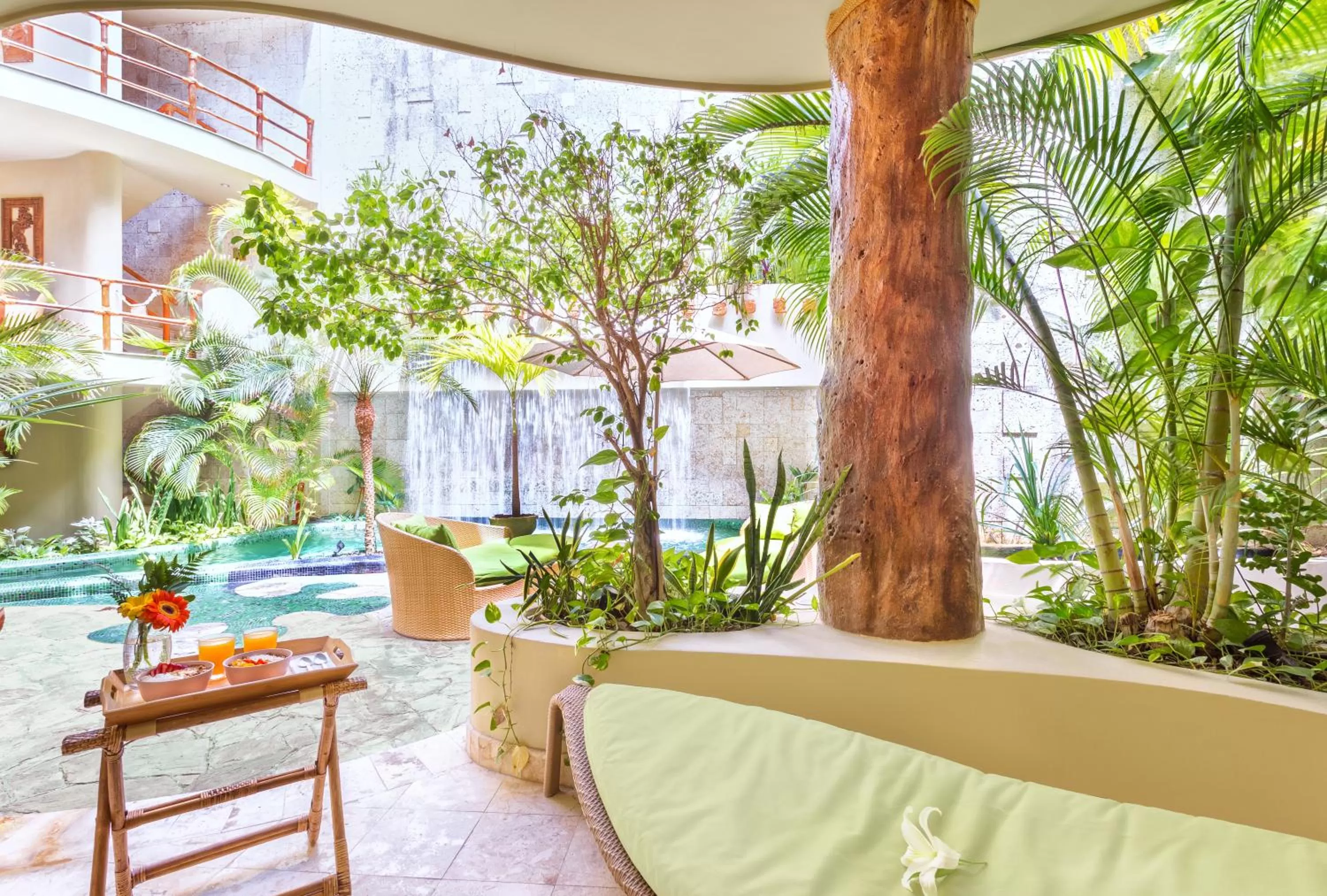 Patio in Maya Villa Condo Hotel and Beachclub