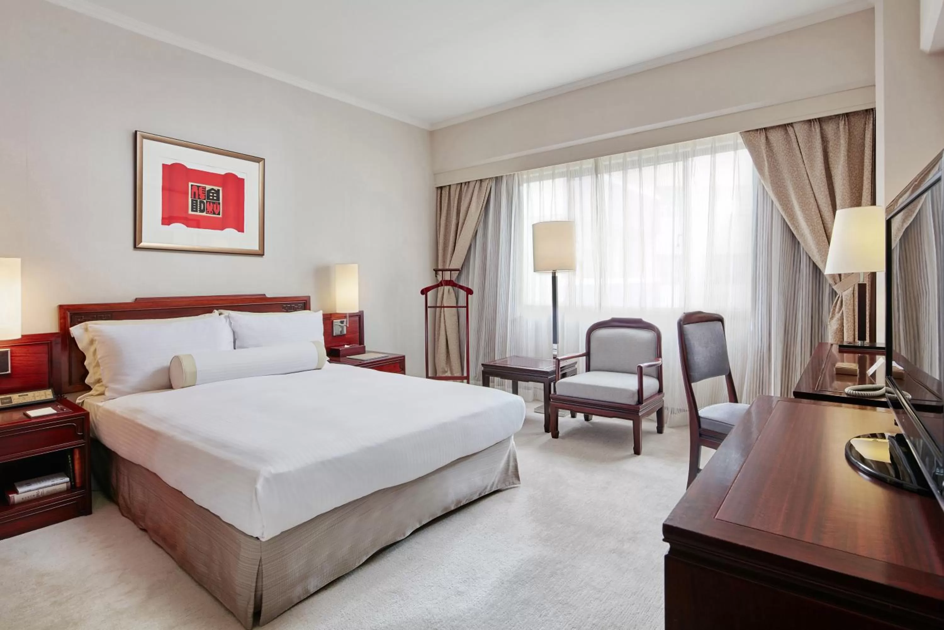 Photo of the whole room, Bed in The Howard Plaza Hotel Taipei