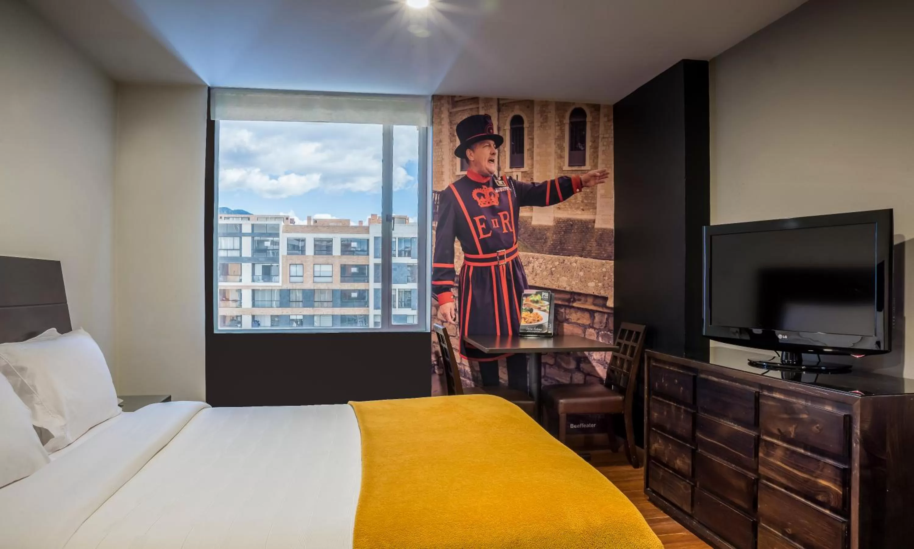 TV and multimedia, Bed in Hotel Santa Barbara Real