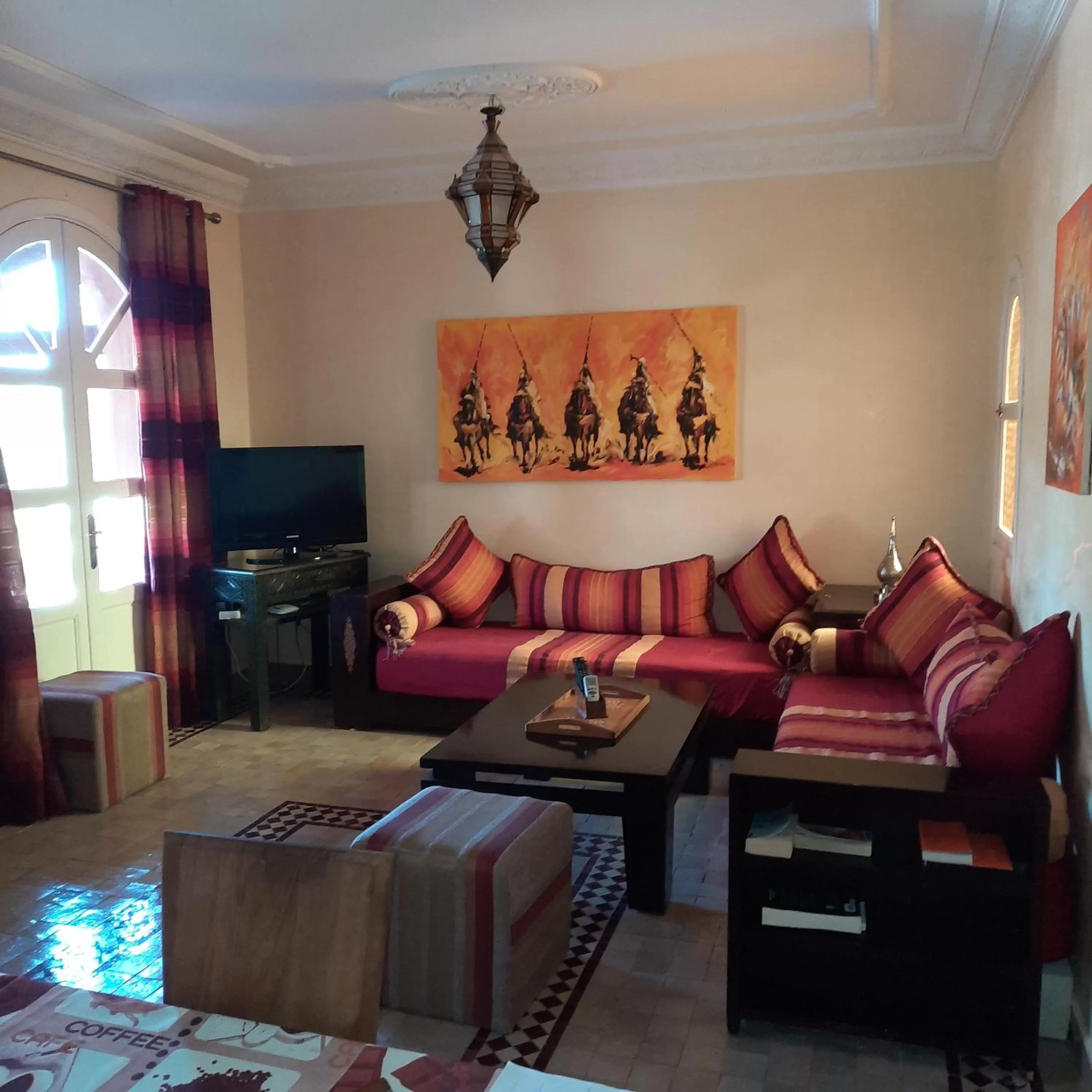 Living room, Seating Area in Résidence Habiba