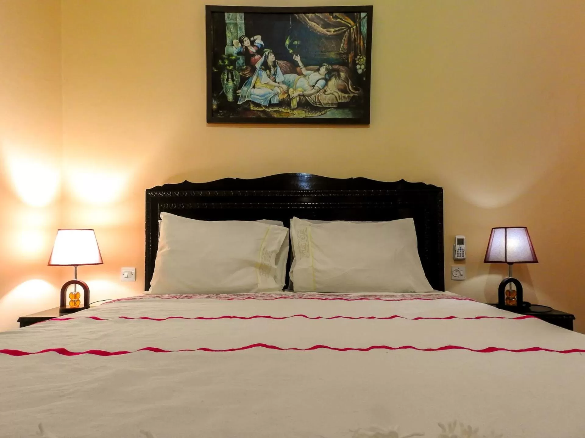 Bed in Le Bleu House