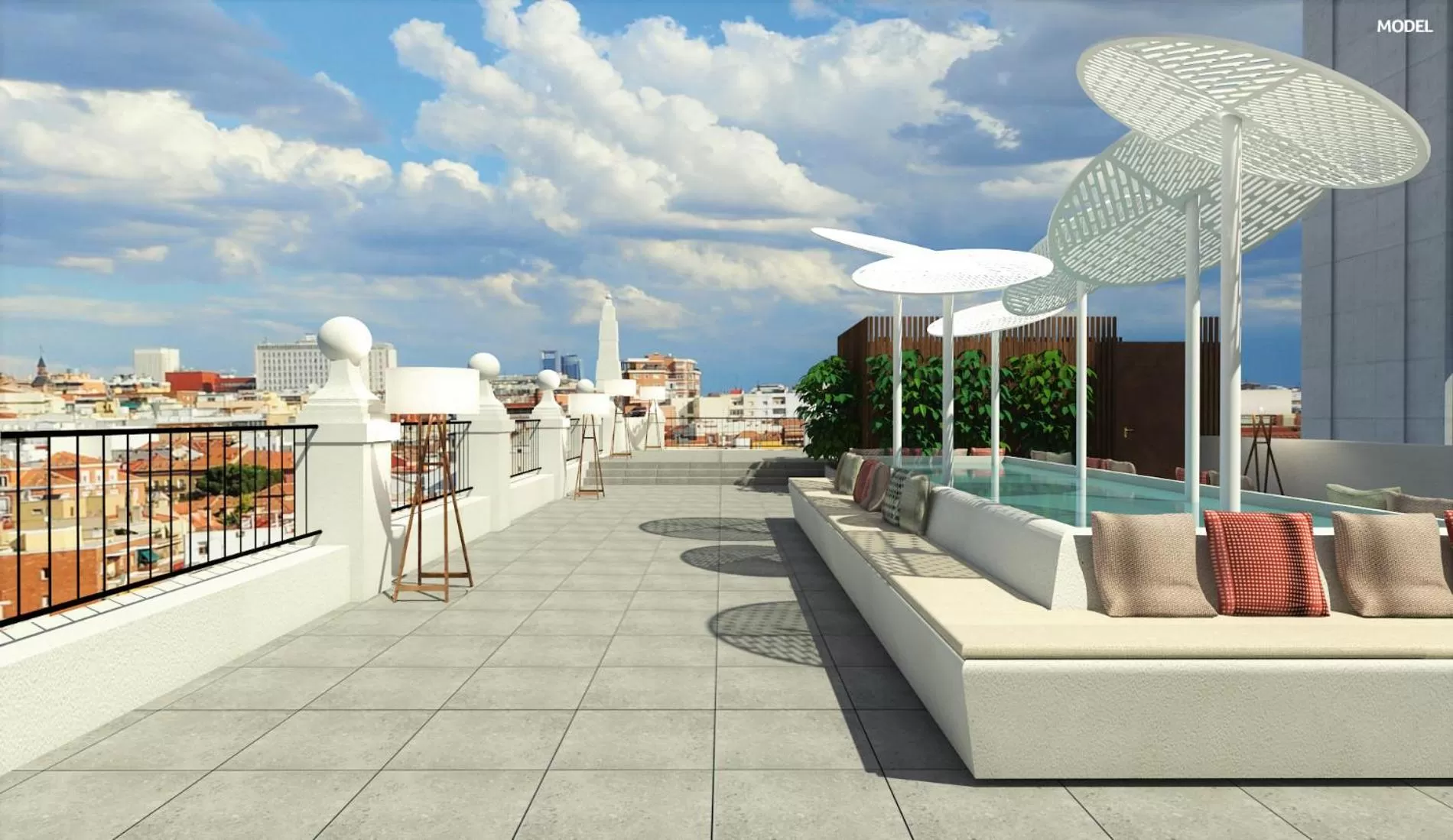 Balcony/Terrace in Riu Plaza España