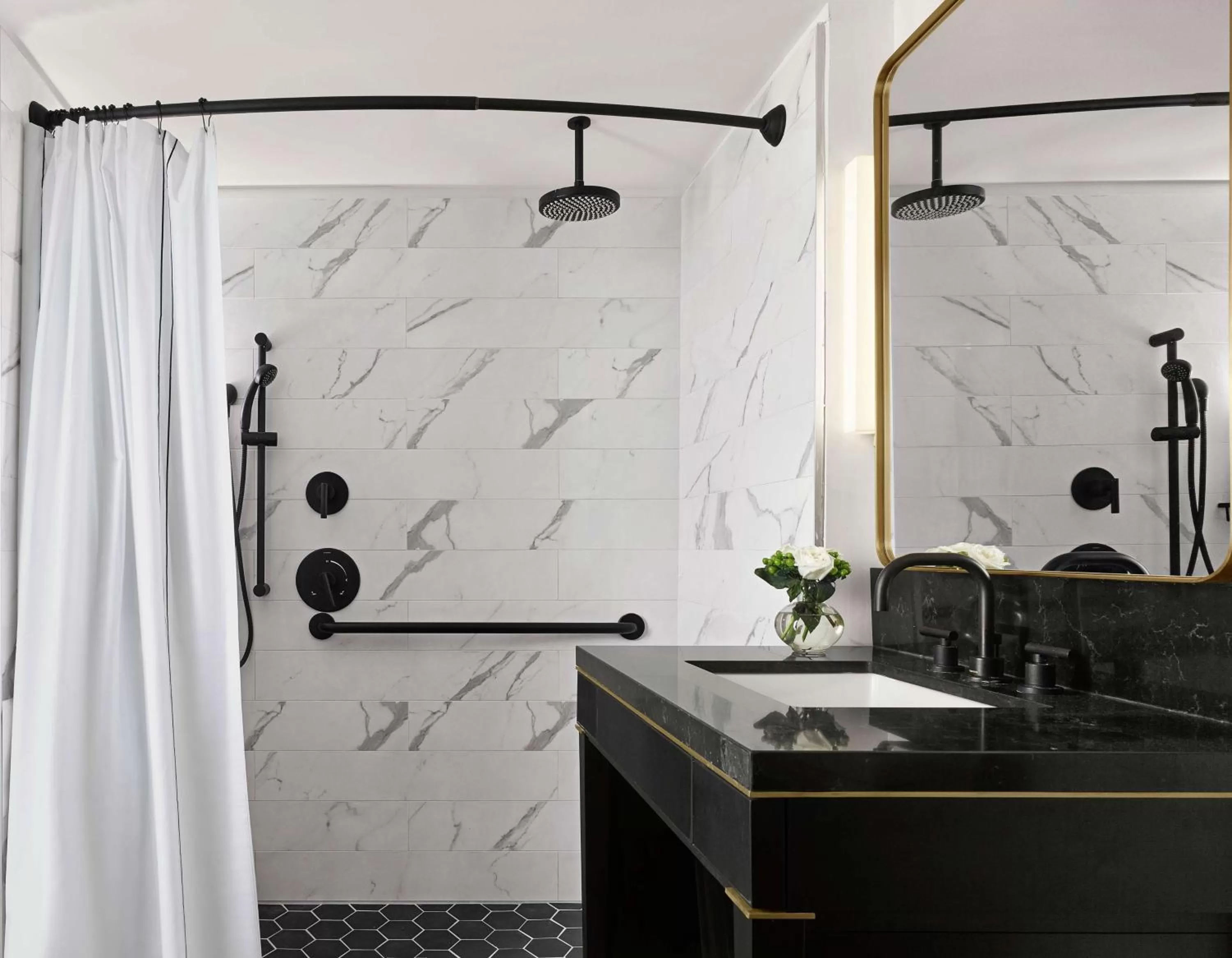 Bathroom in C. Baldwin, Curio Collection by Hilton