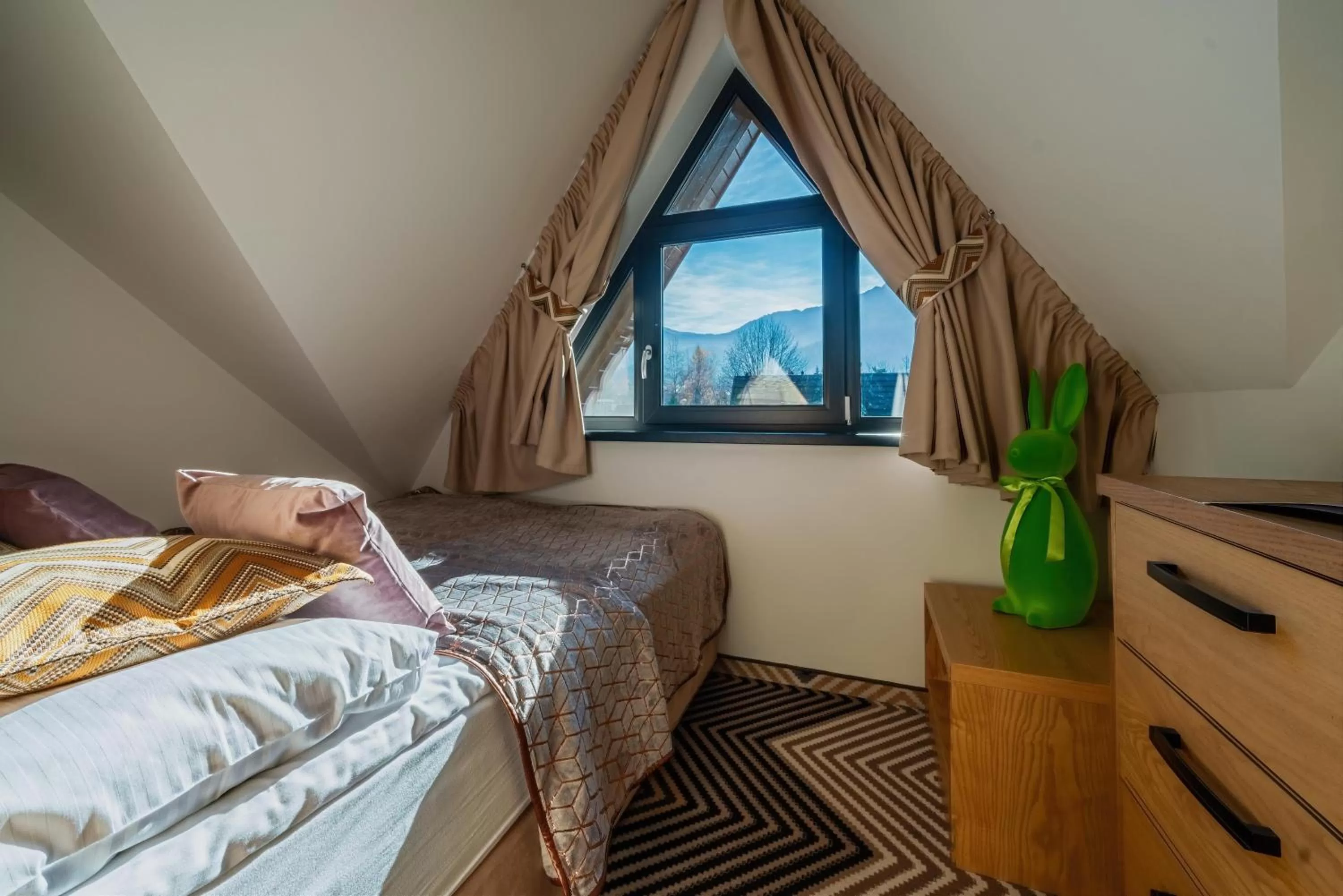 Bed in Serce Tatr Residence Zakopane - blisko Krupówek