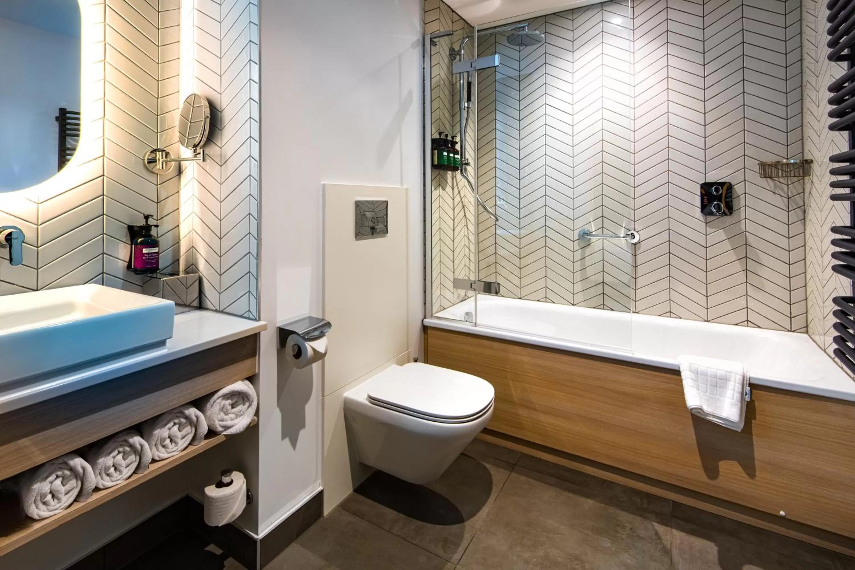 Bathroom in Staybridge Suites - Cardiff by IHG