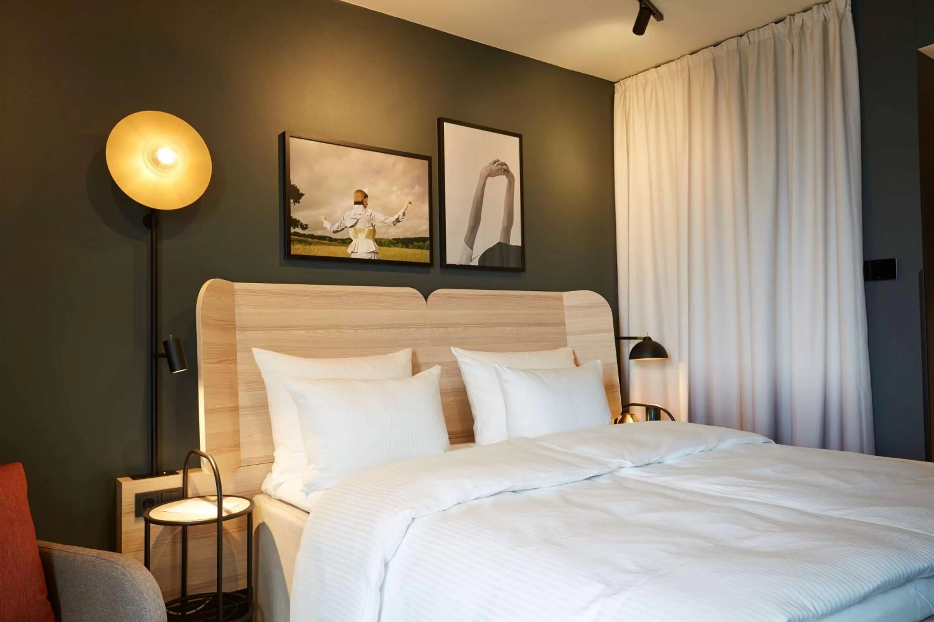 Bedroom, Bed in Scandic Frankfurt Hafenpark