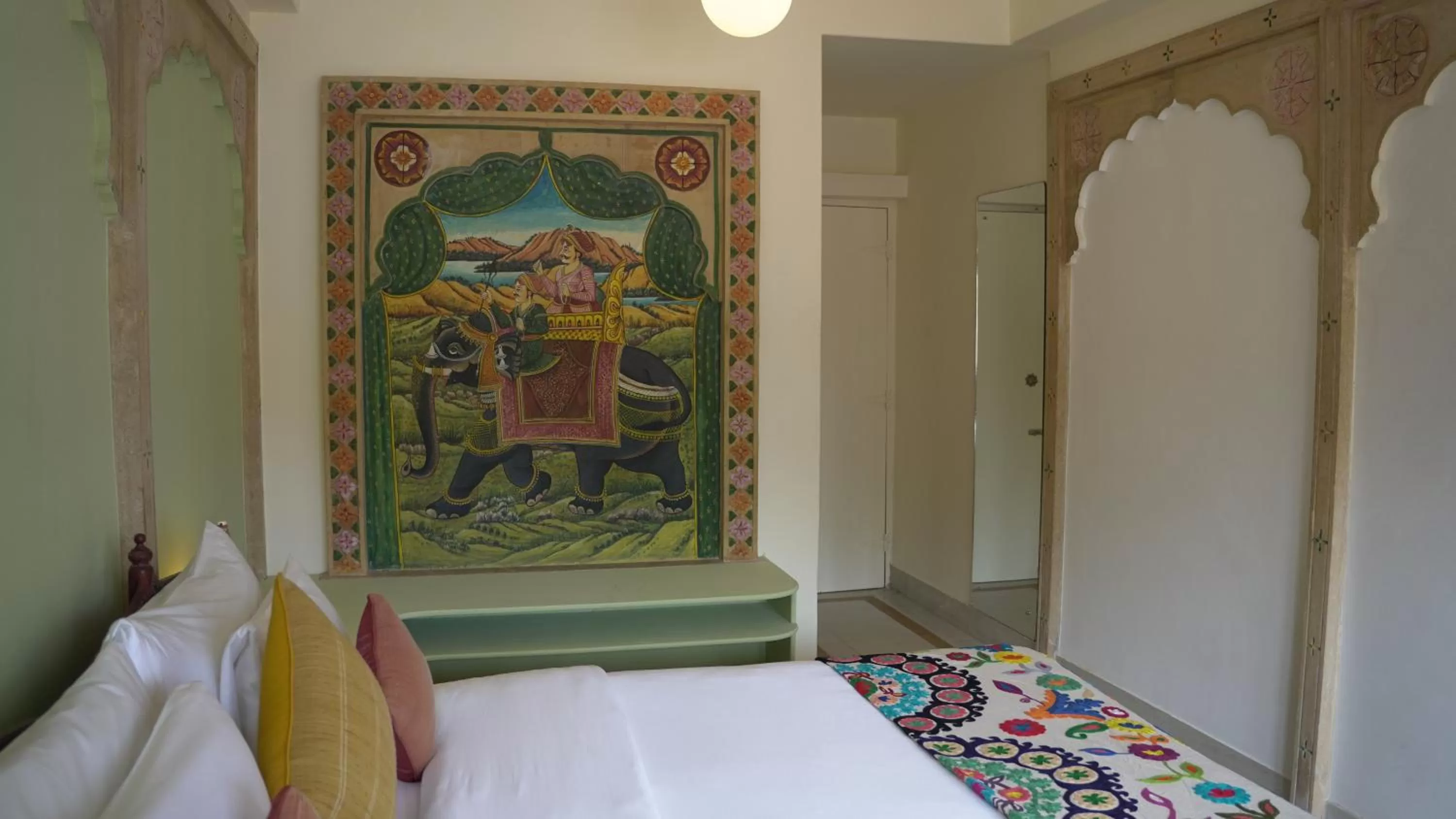 Bed in The Stepwell Hotel
