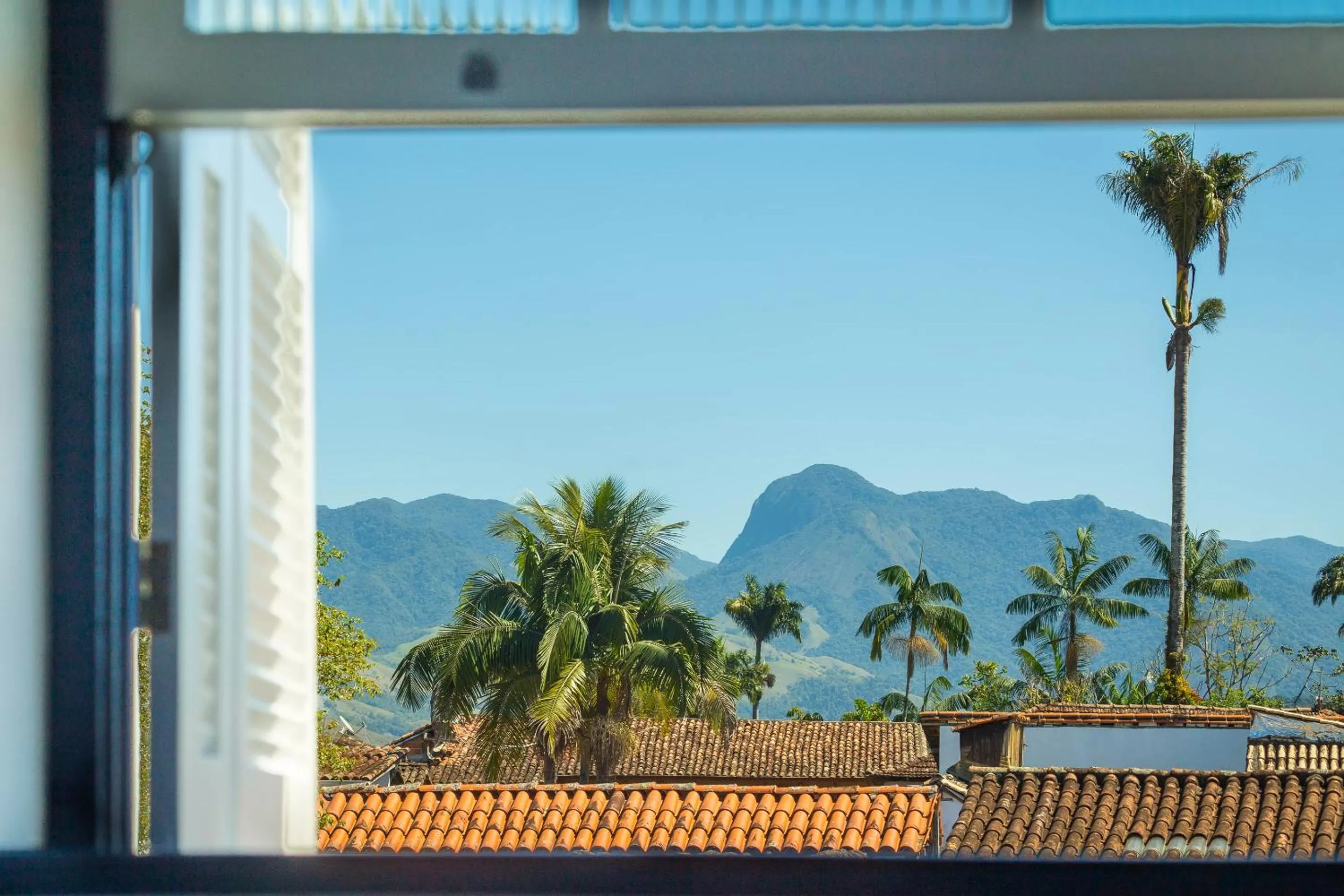 Garden, Mountain View in Pousada Aconchego