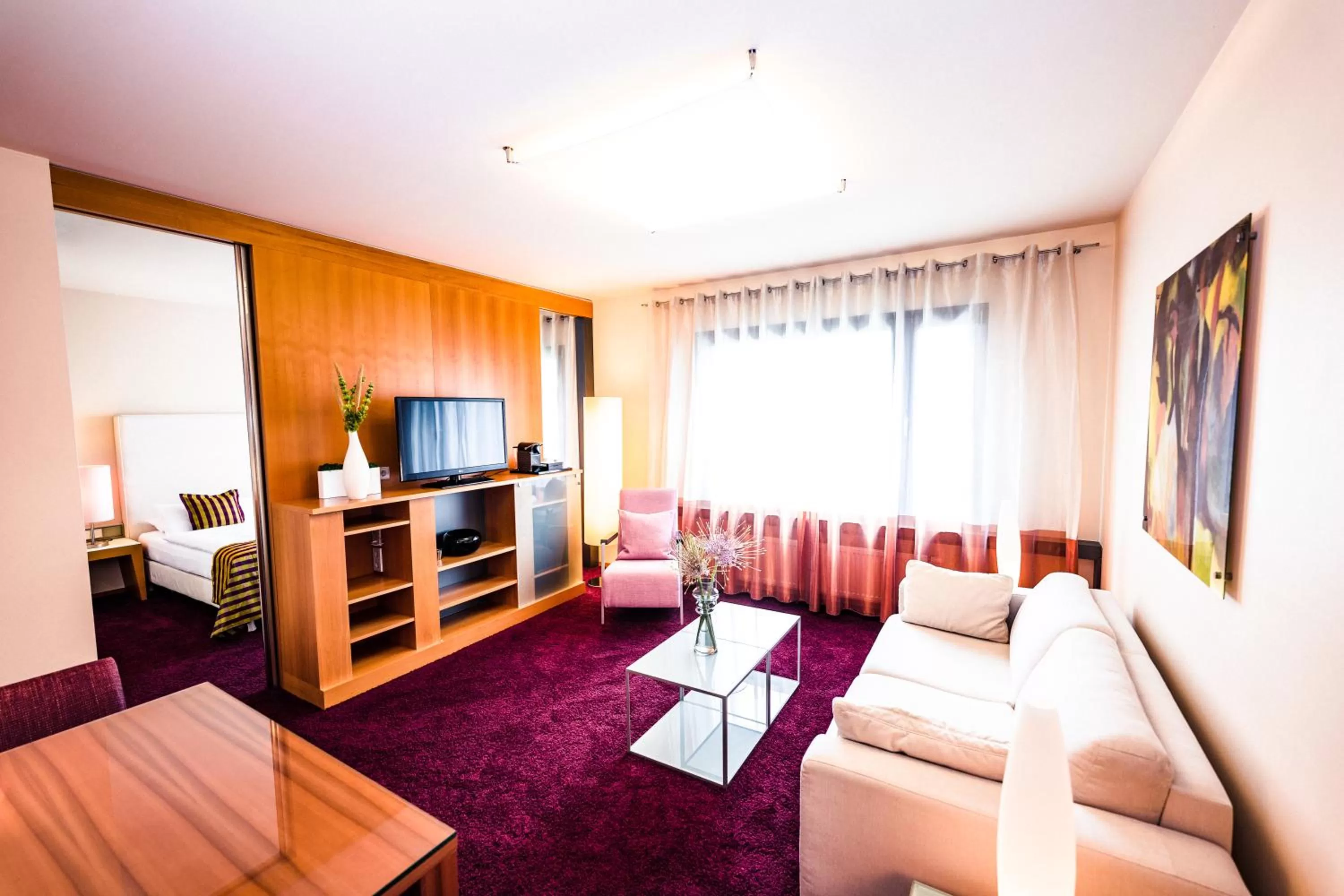 Photo of the whole room, Bed in Hotel Der Blaue Reiter