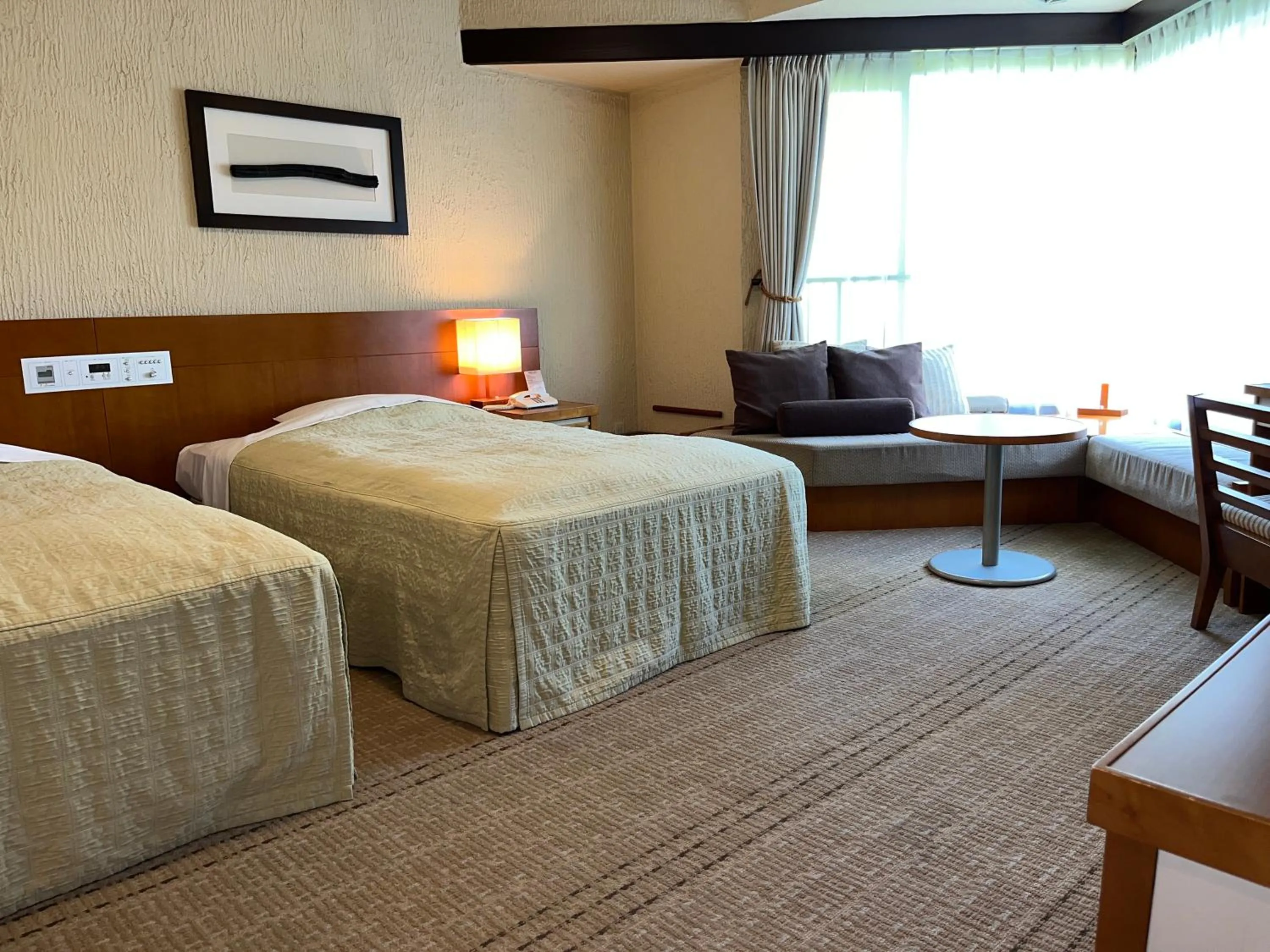 Bed in Hotel Laforet Shuzenji