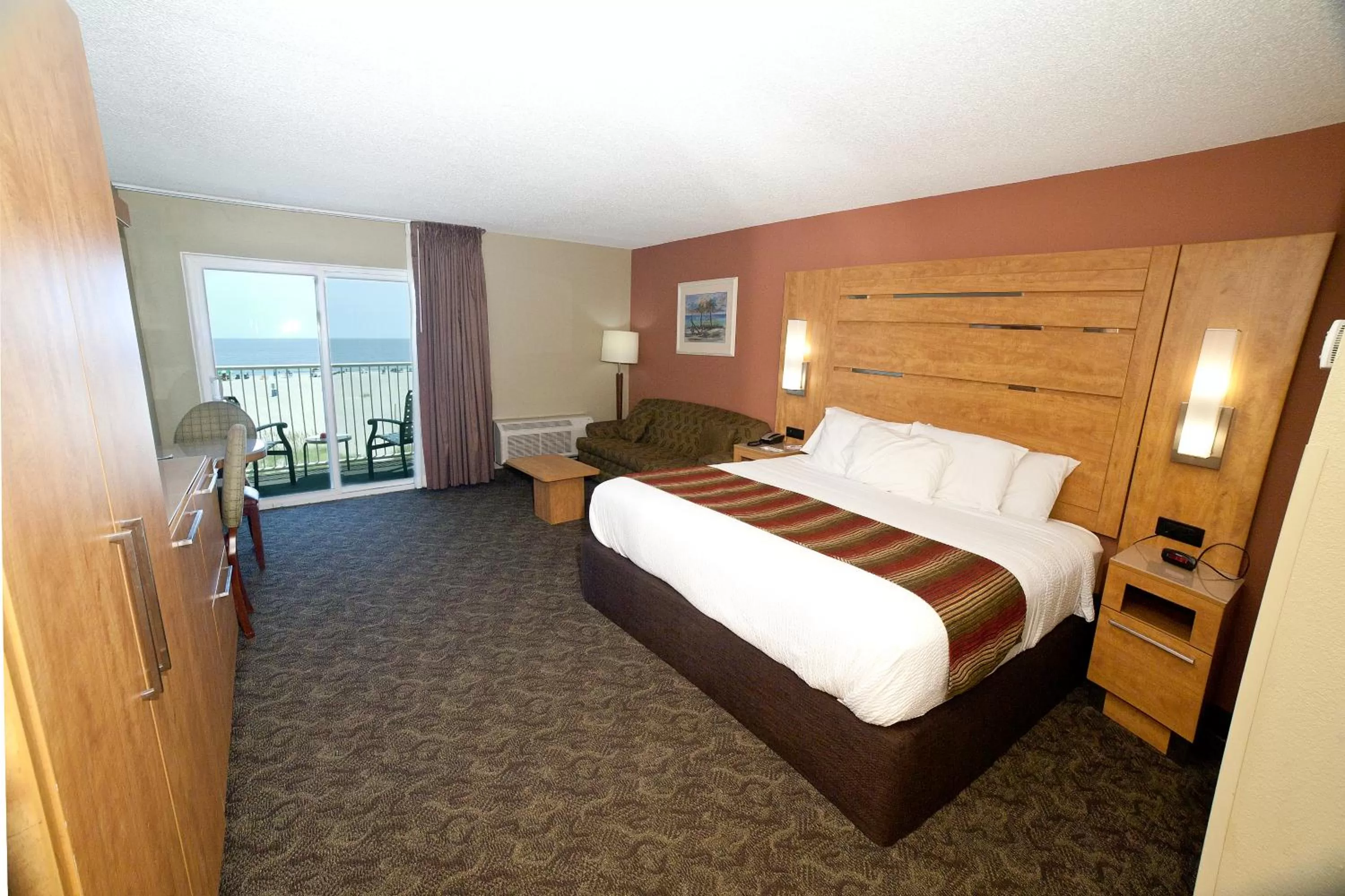 Photo of the whole room, Bed in DeSoto Beach Hotel