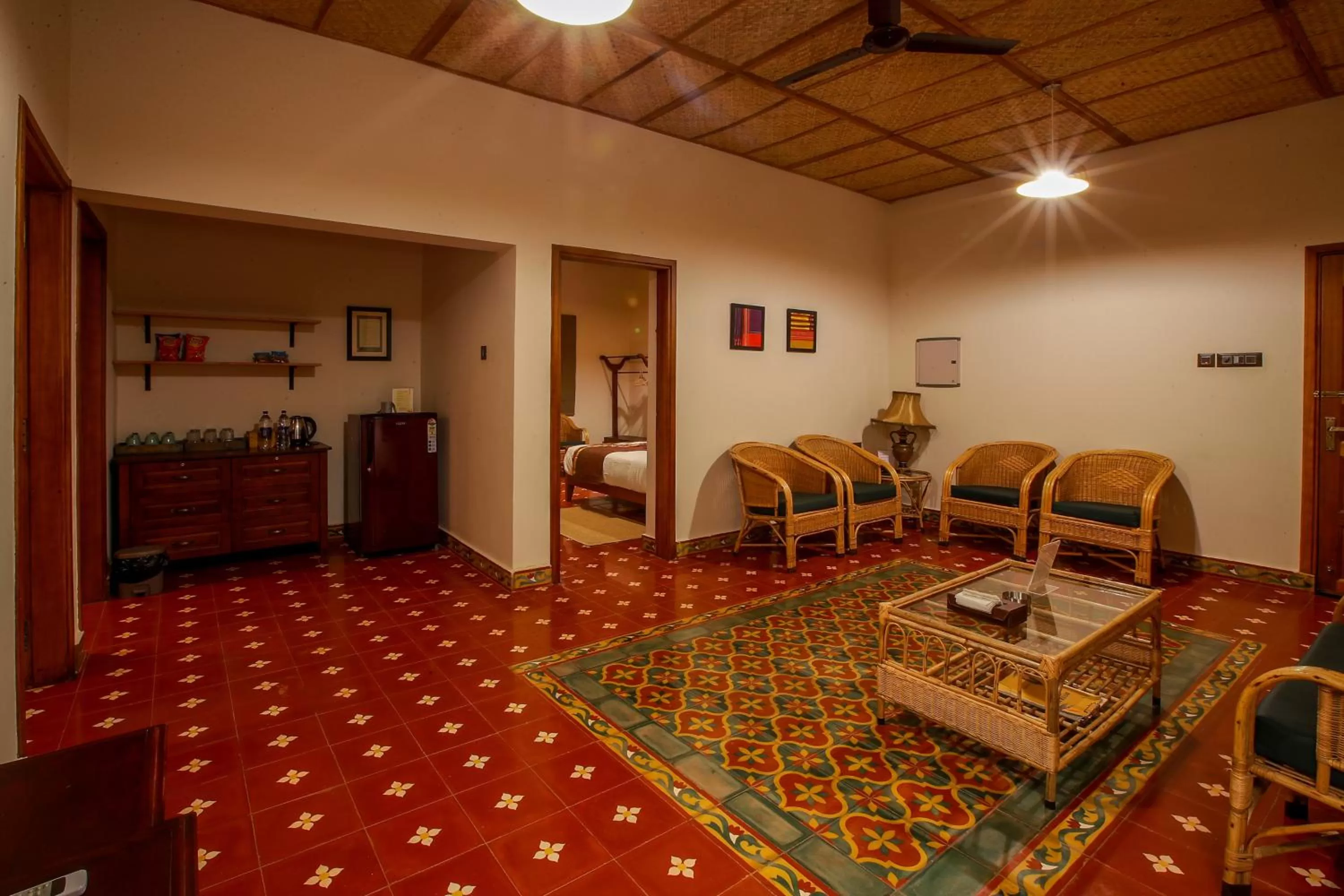 Living room in The Estate Resort , Mangalore