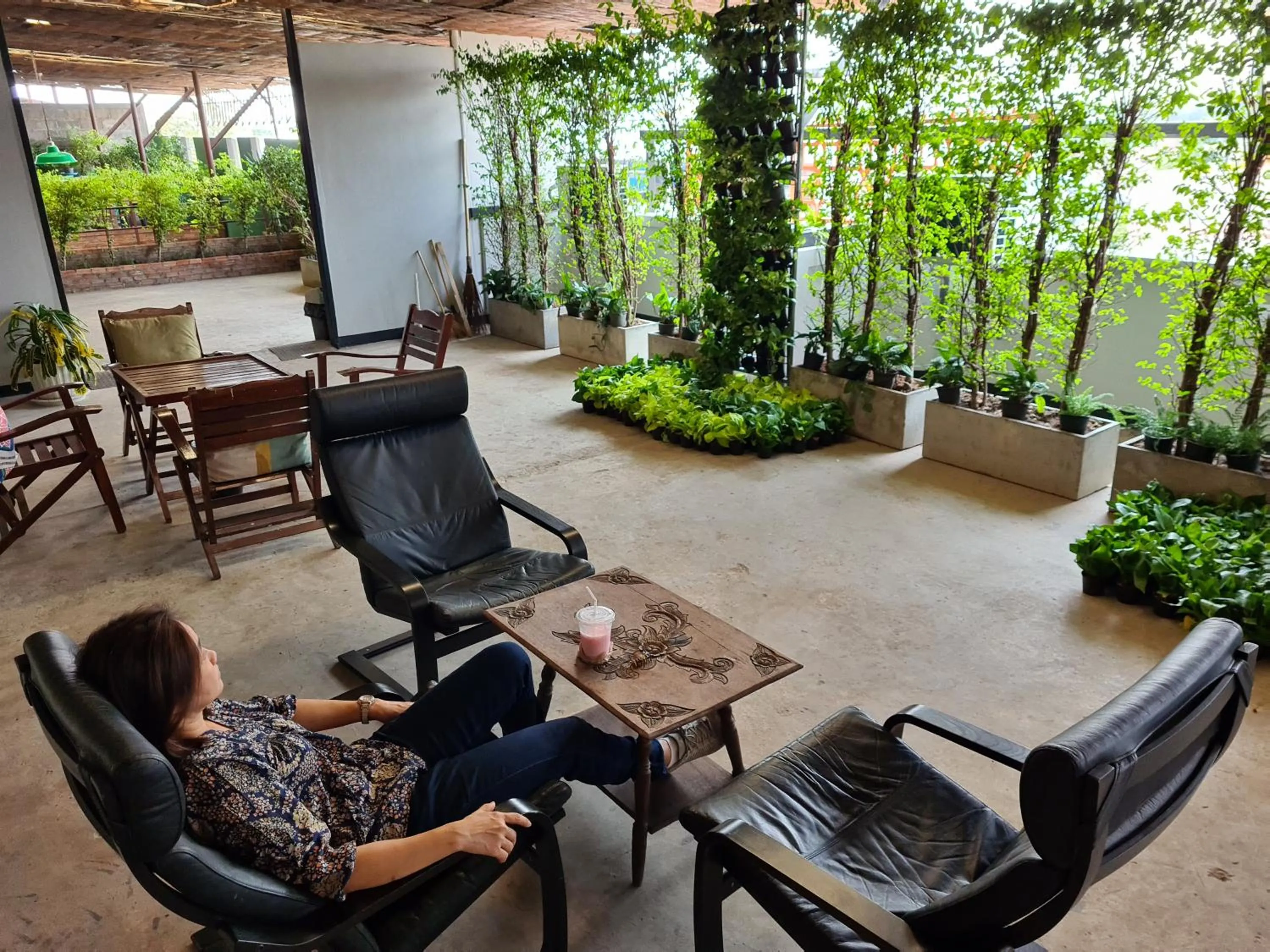 Patio in The 8 Factory Hotel Phitsanulok