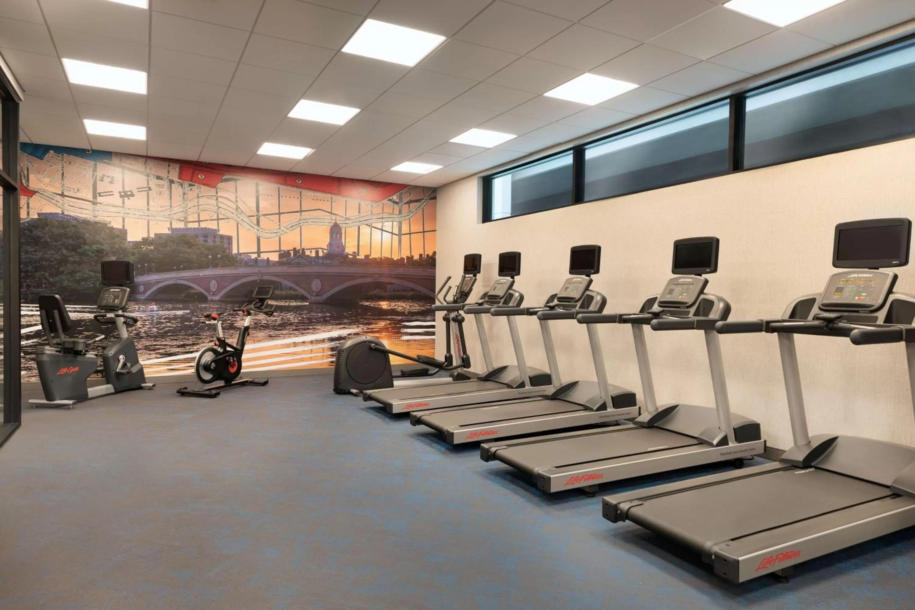 Fitness centre/facilities in Hampton Inn & Suites Watertown Boston, Ma