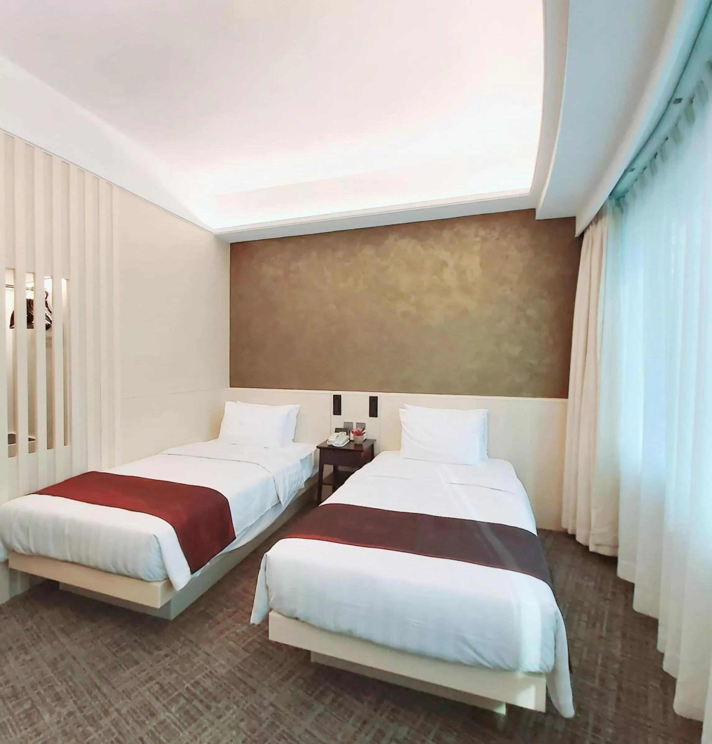 Bed in South Pacific Hotel