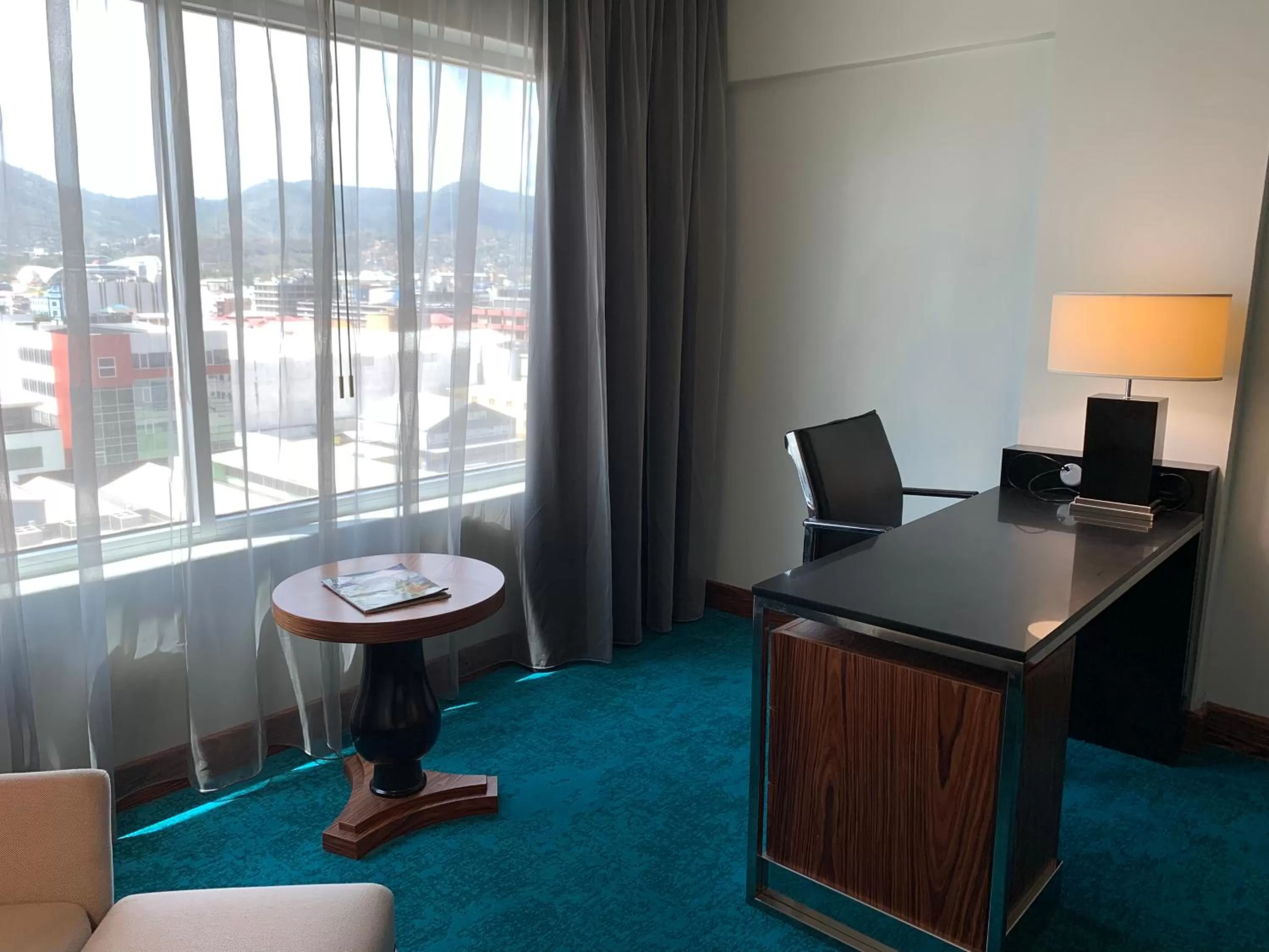 Seating area in Radisson Hotel Trinidad