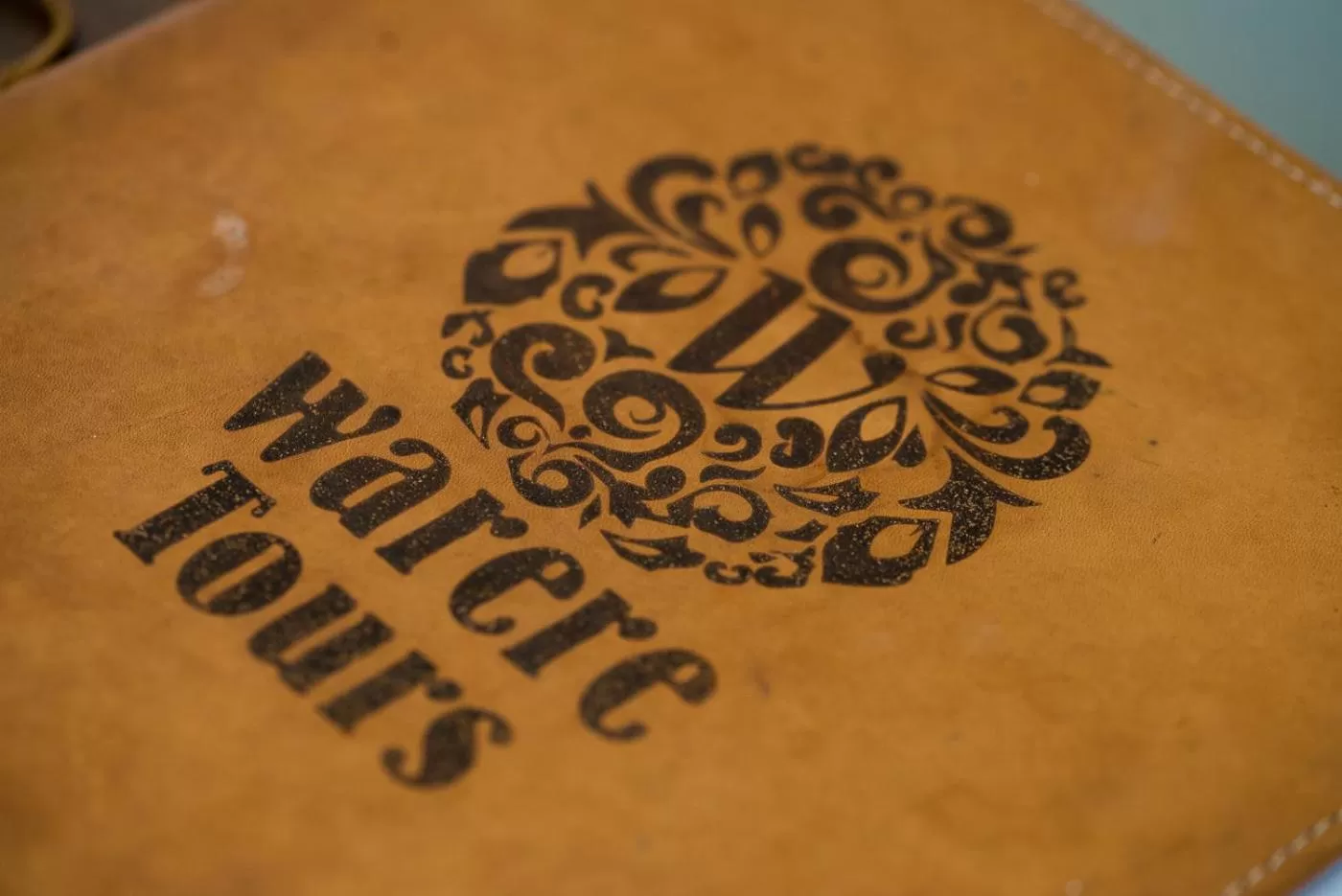 Text overlay, Property Logo/Sign in Warere Beach