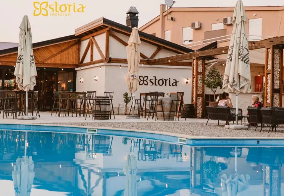 Property building, Swimming Pool in Hotel Storia