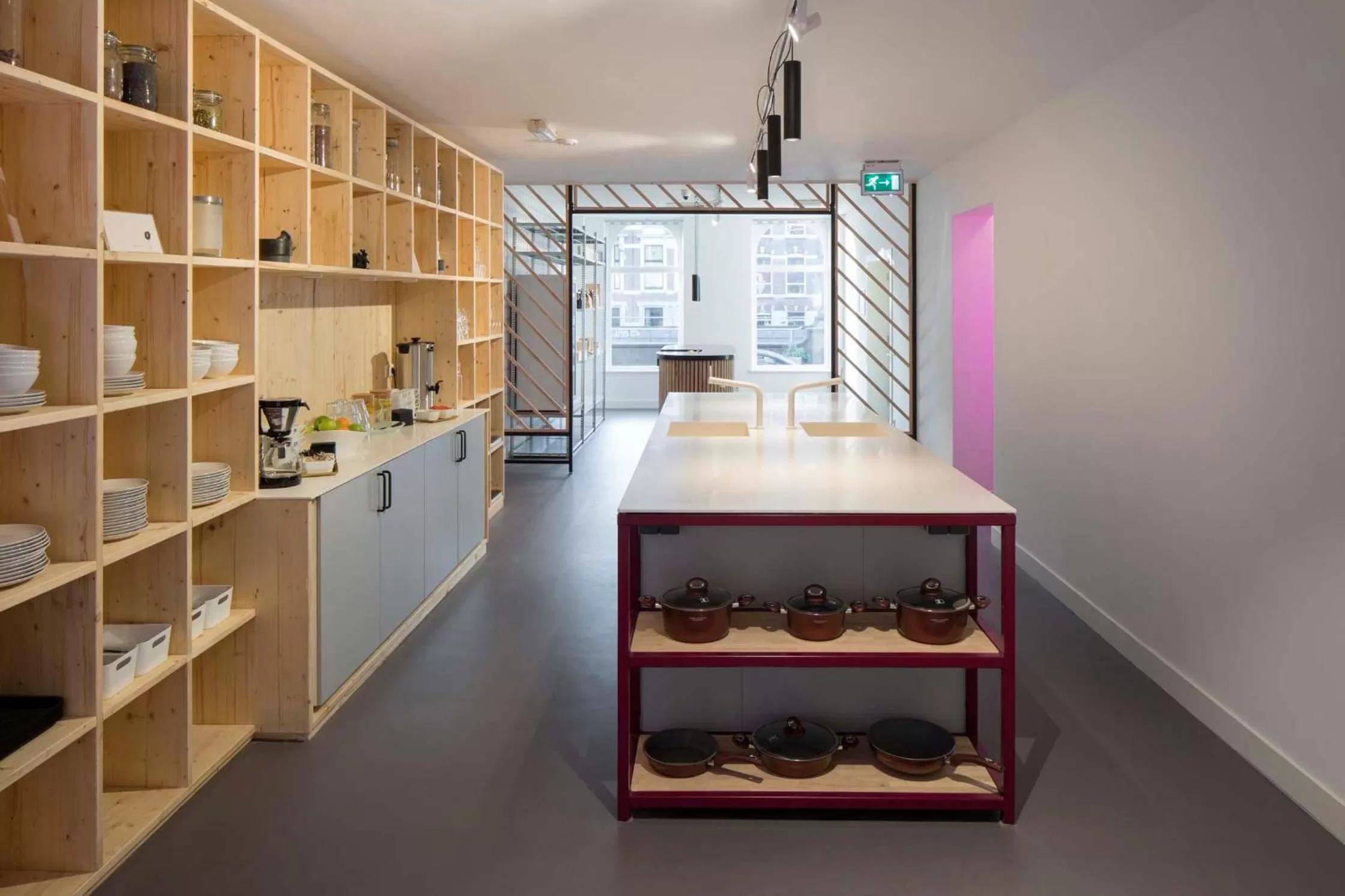 Kitchen or kitchenette in Hotel Light