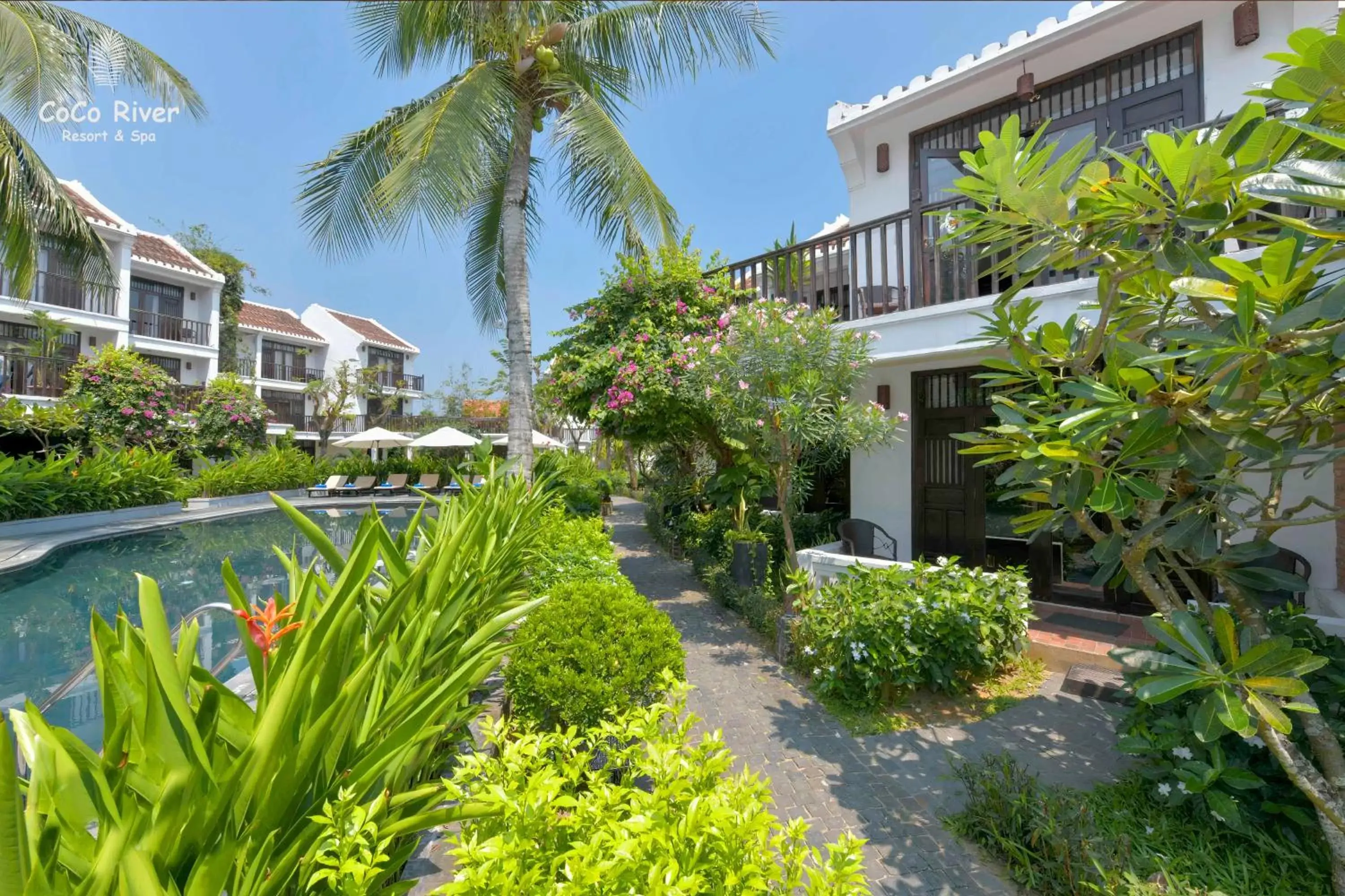 Deluxe Double Room with Pool View in Hoi An Coco River Resort & Spa Deluxe Double Room with Pool View in Hoi An Coco River Resort & Spa