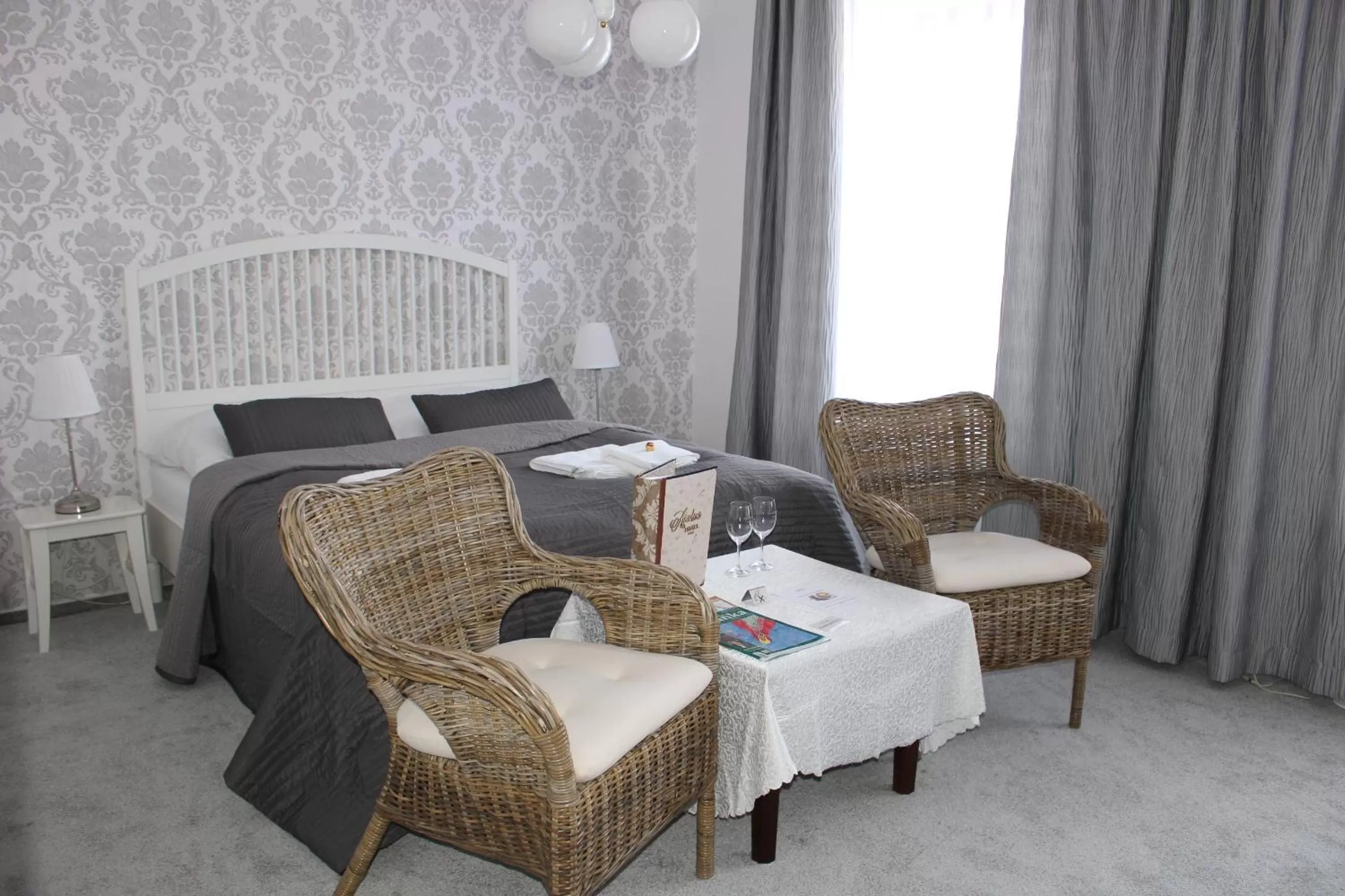 Bed in Hotel Amadeus