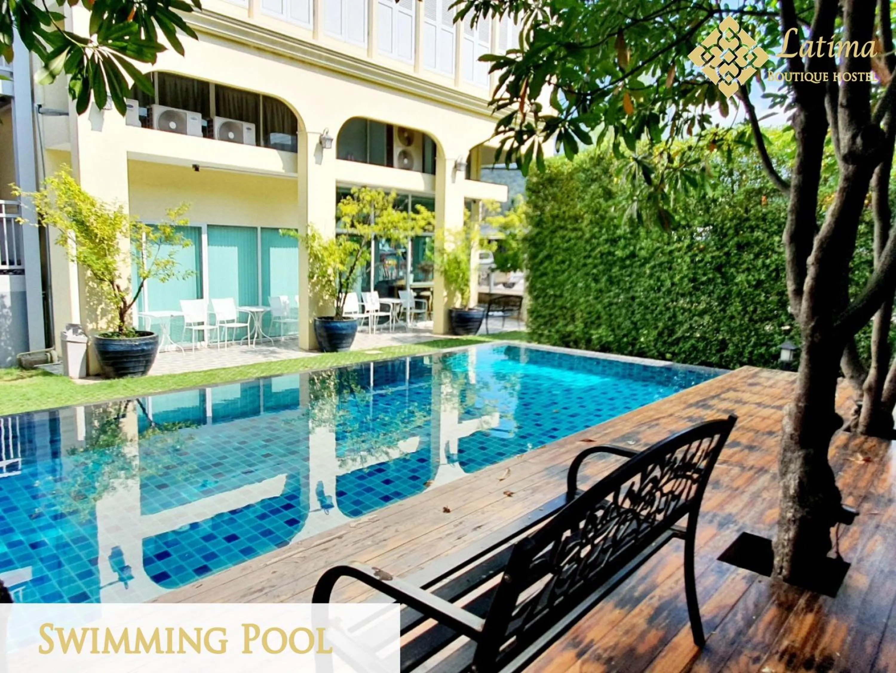 Swimming pool in Latima Boutique Hostel