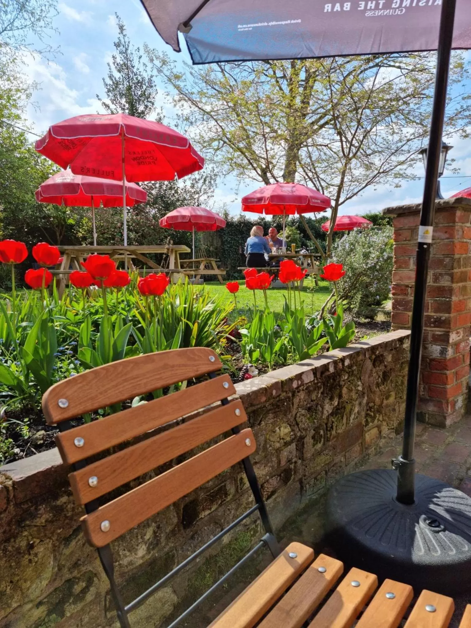 Patio in The Three Horseshoes East Worldham