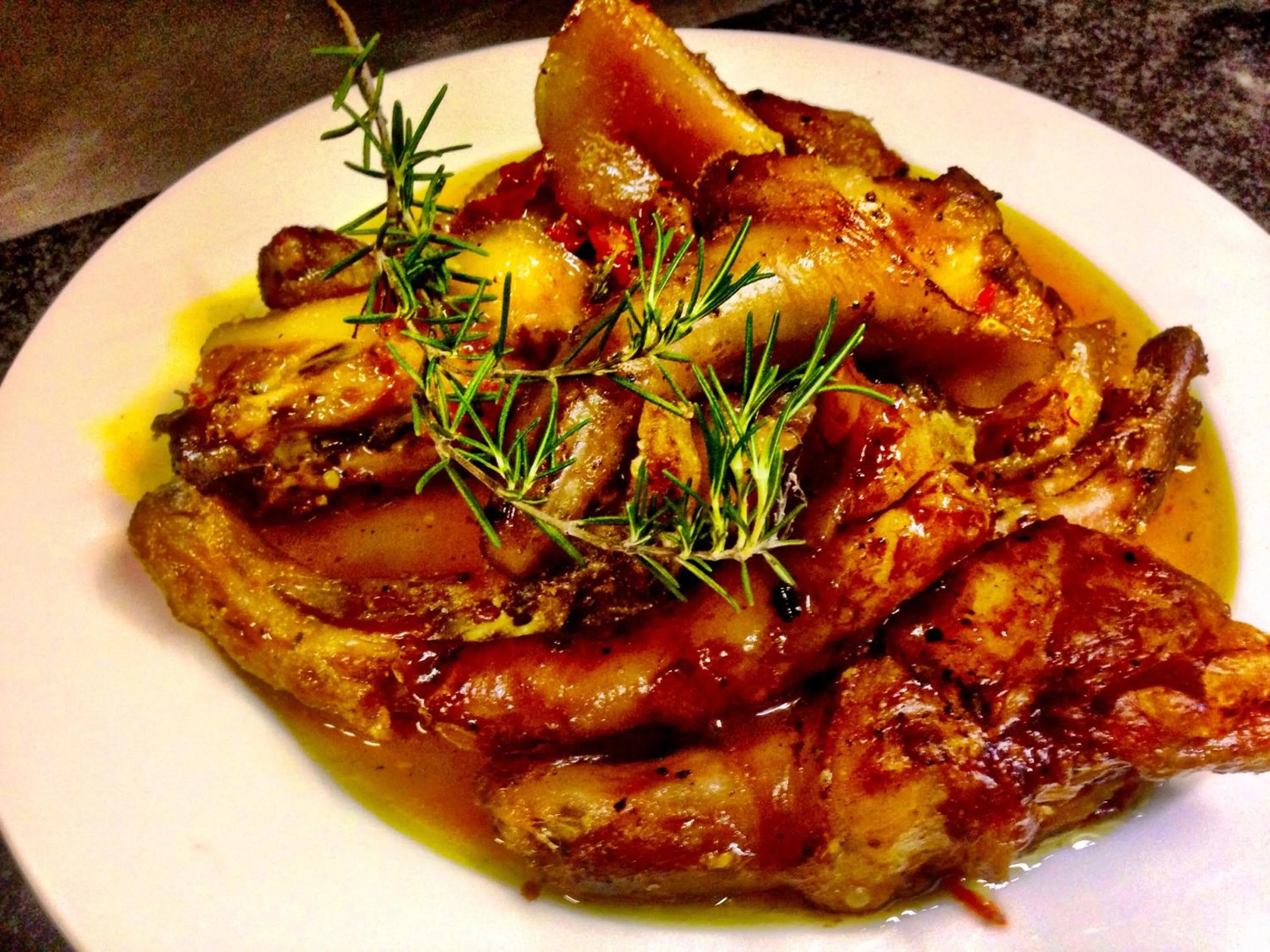 Food close-up in Turnberry Boutique Hotel