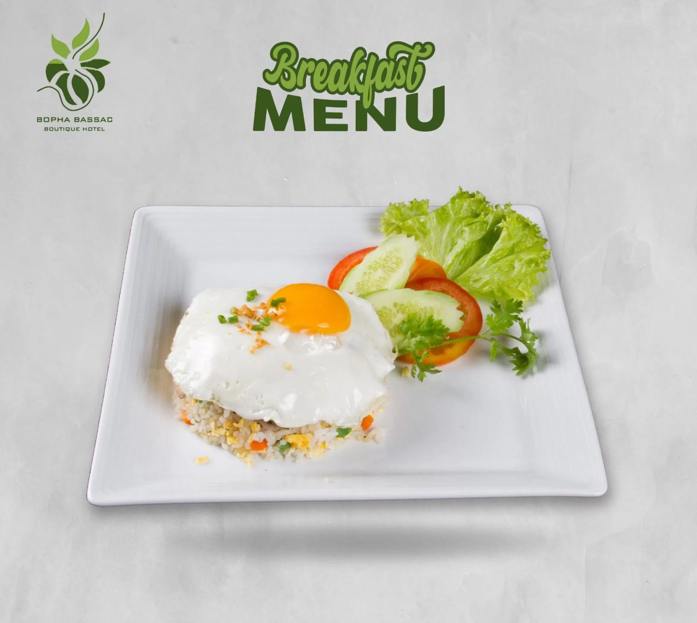 Breakfast in Bopha Bassac Boutique Hotel