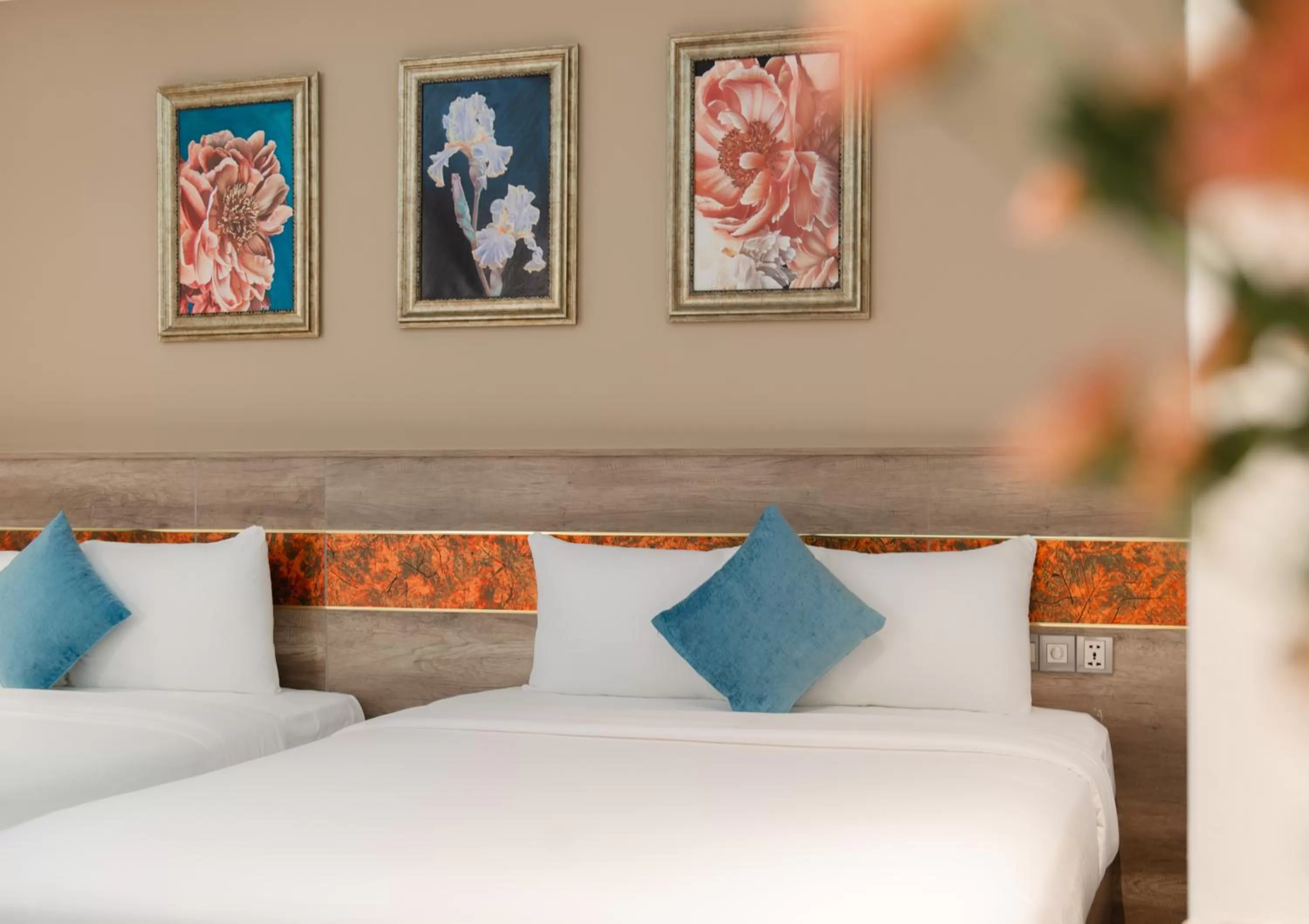 Bed in Aaron Boutique Hotel