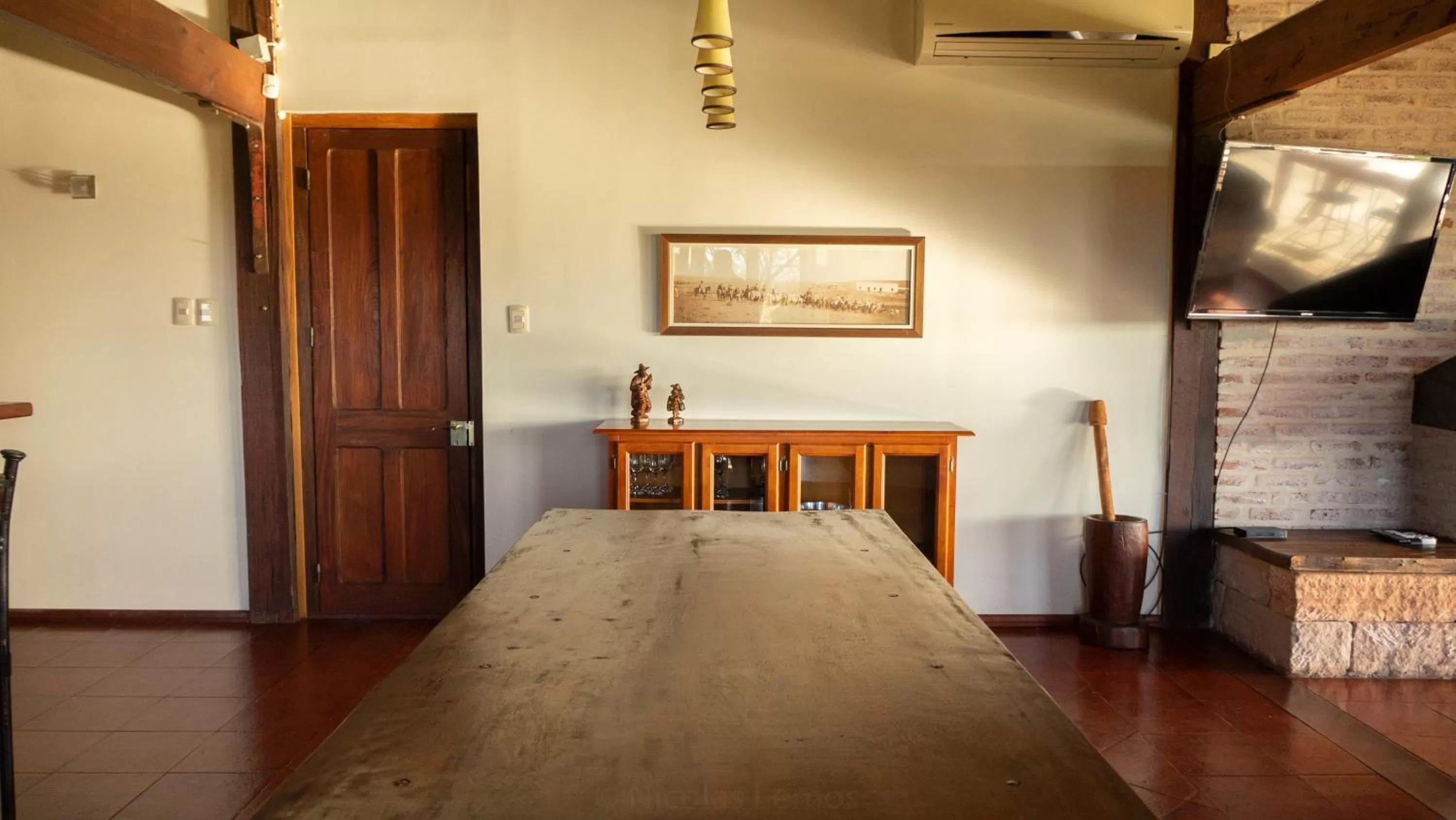 Bed in Hostería La Bordona