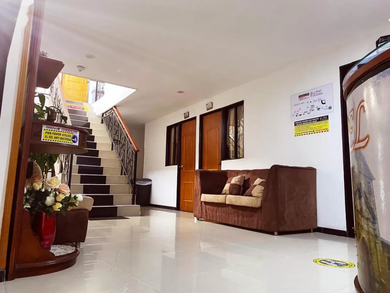 Living room, Lobby/Reception in Hotel Mirador de Santa Bárbara