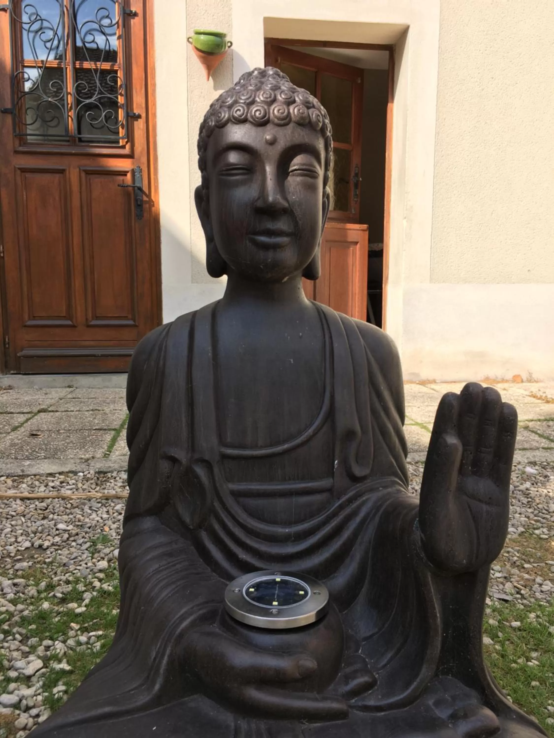 Patio in L auberge du lion d or