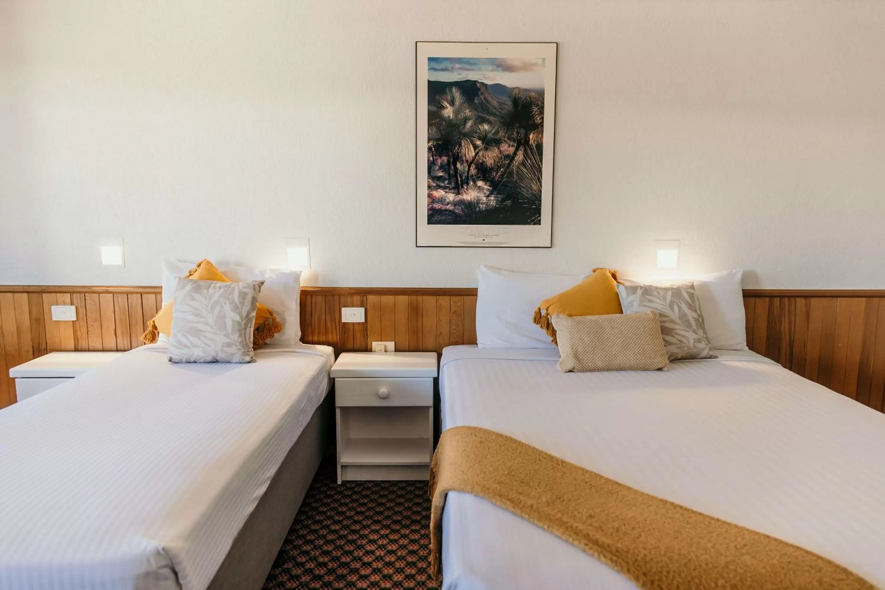 Bed in Outback Motel Mt Isa