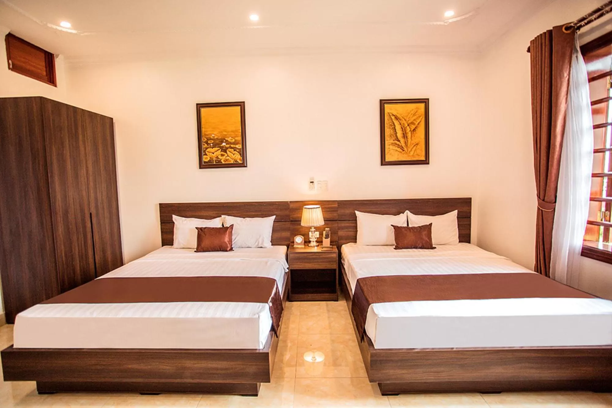 Bed in Salina Hotel Ninh Binh