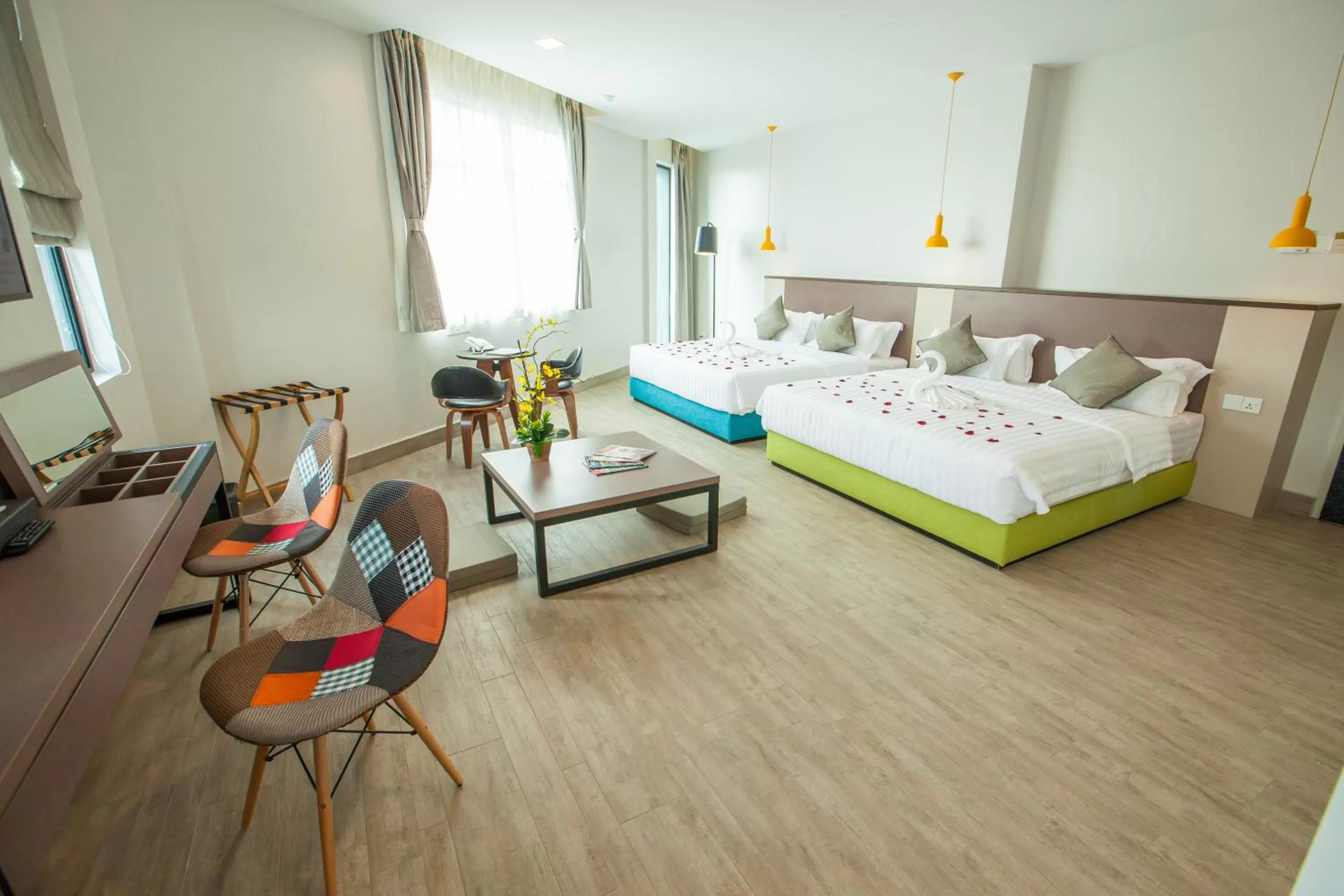 Family, Bed in Bzz Hotel Skudai