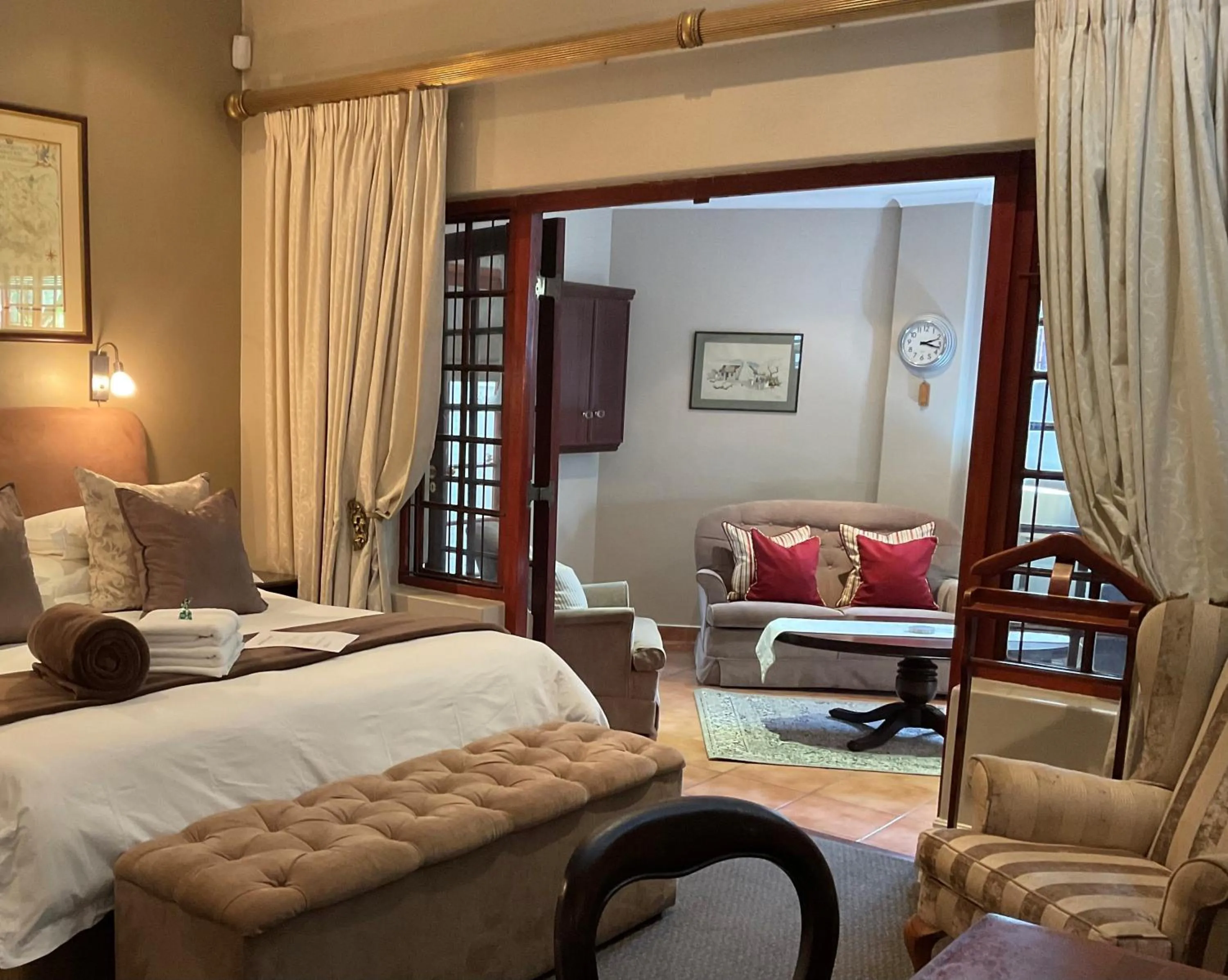 Bed in Brighton Lodge - #Solar Energy #No Loadshedding