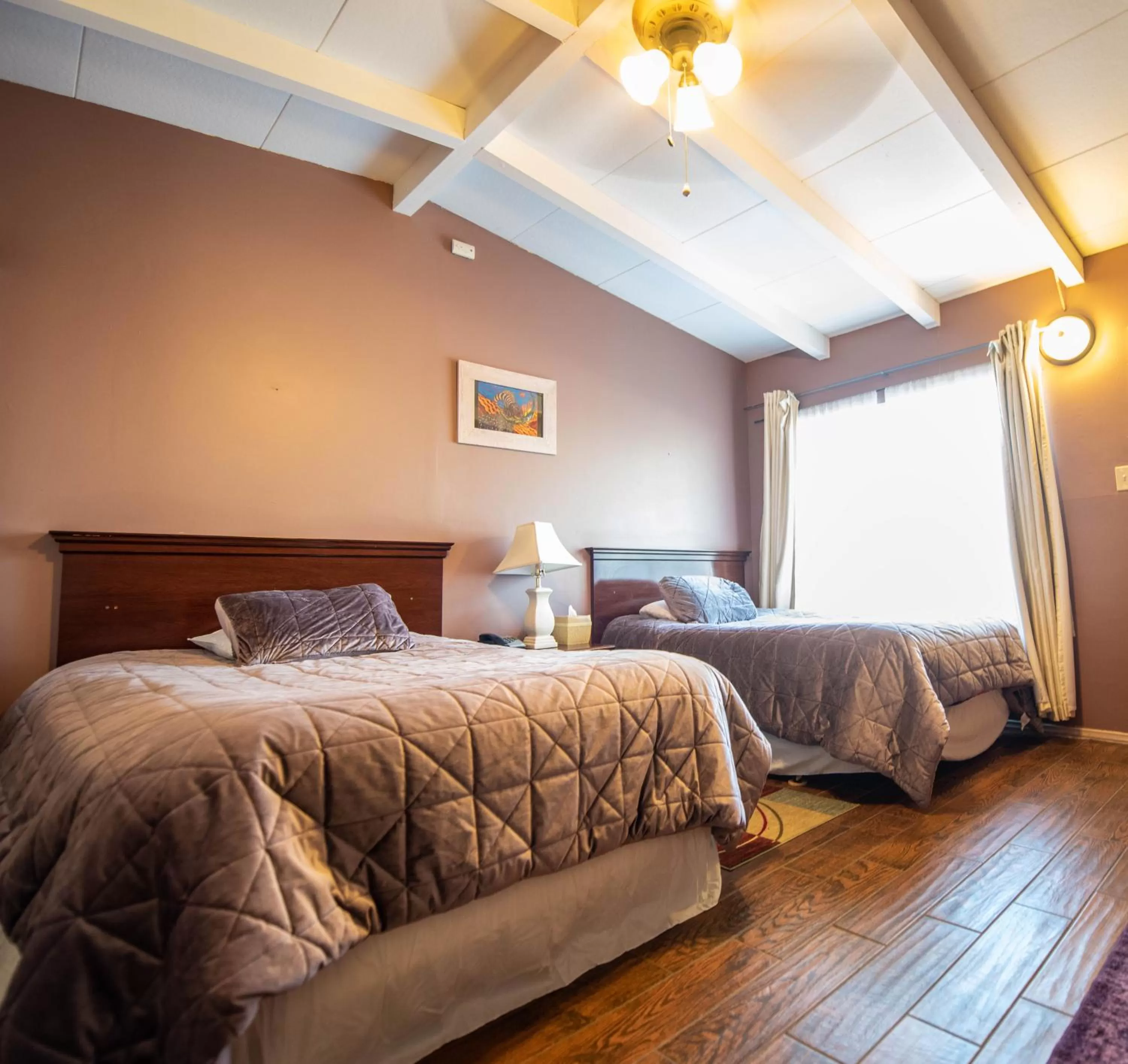 Bed in Harmony Motel