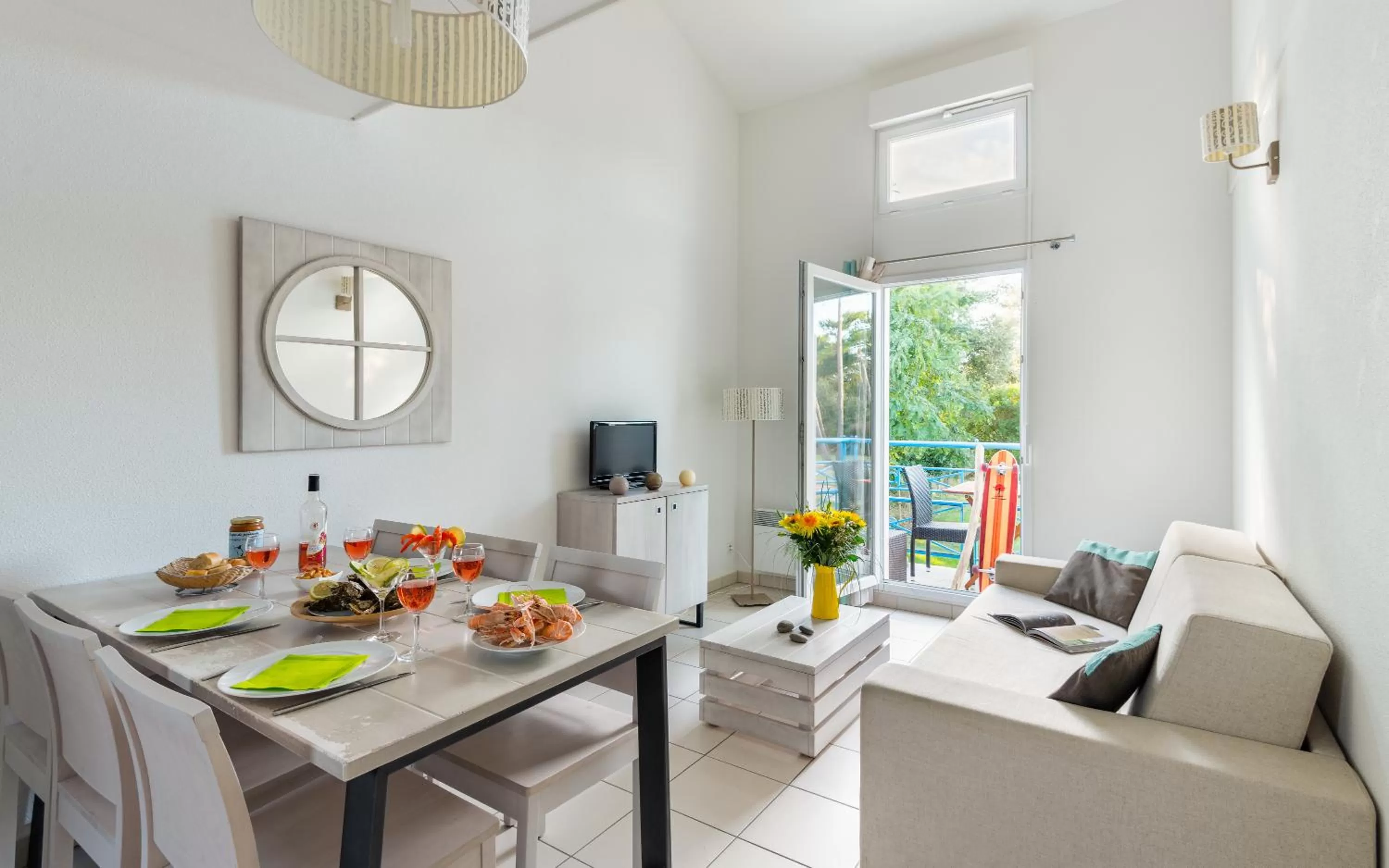 Living room in Lagrange Vacances Les Carrelets