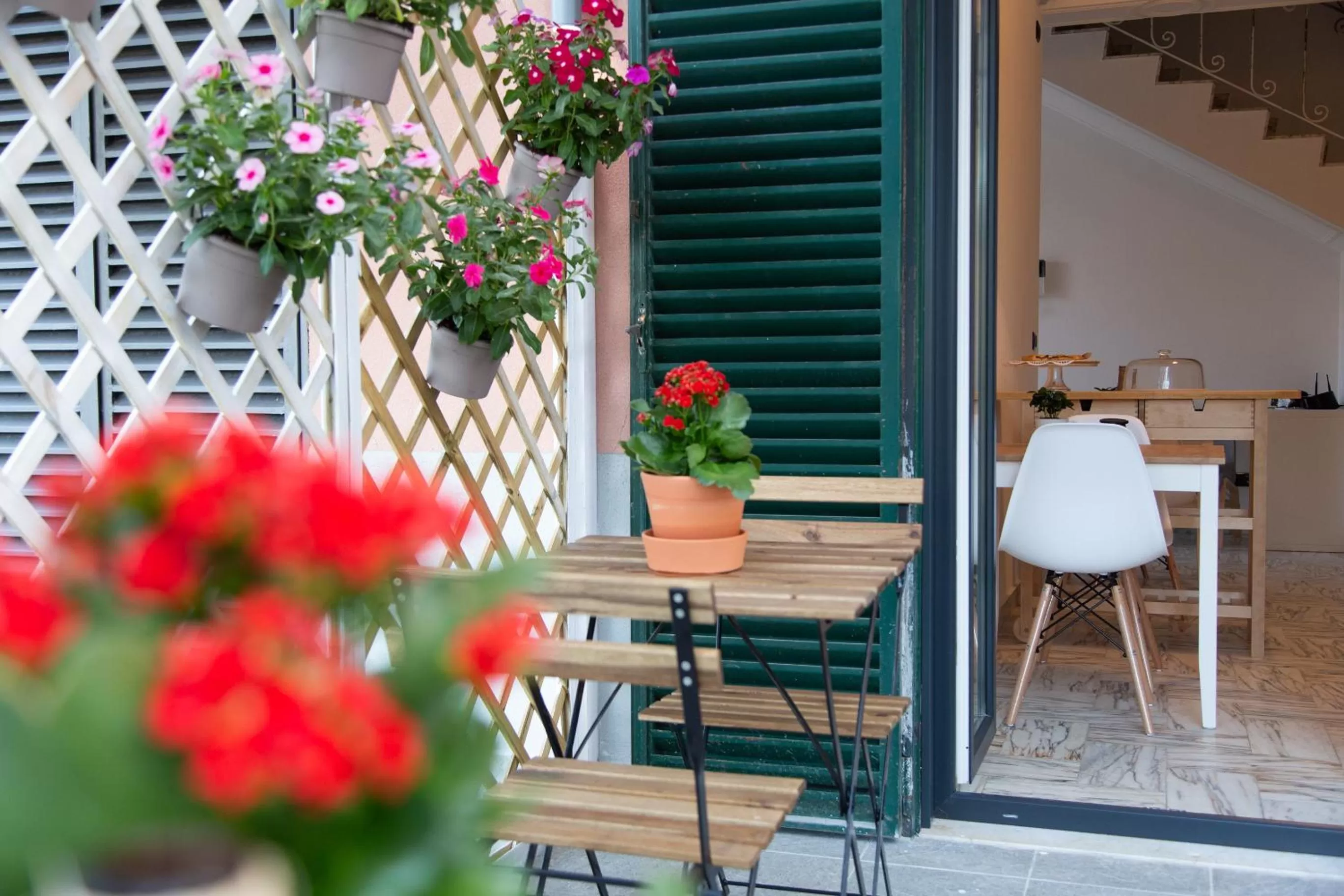 Patio in UP&B Rooms Catania