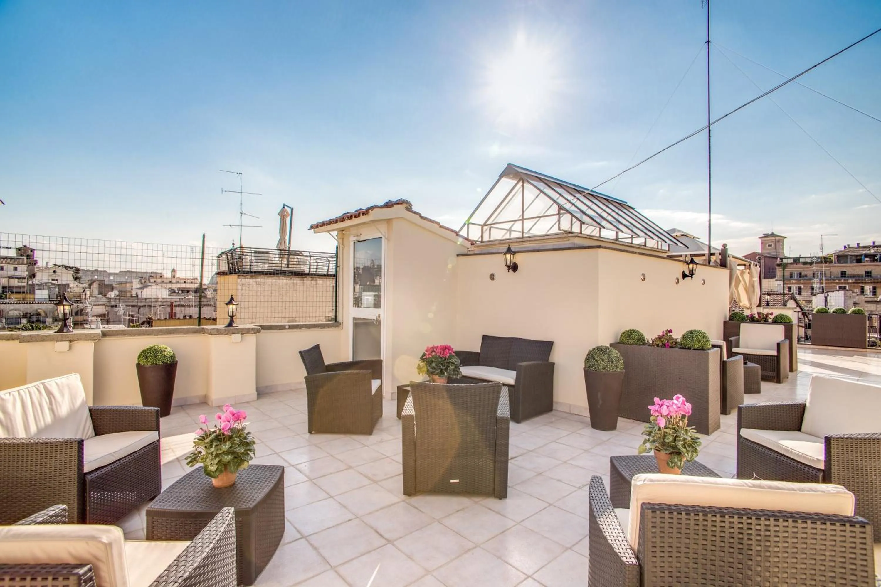 Balcony/Terrace in Hotel Anfiteatro Flavio